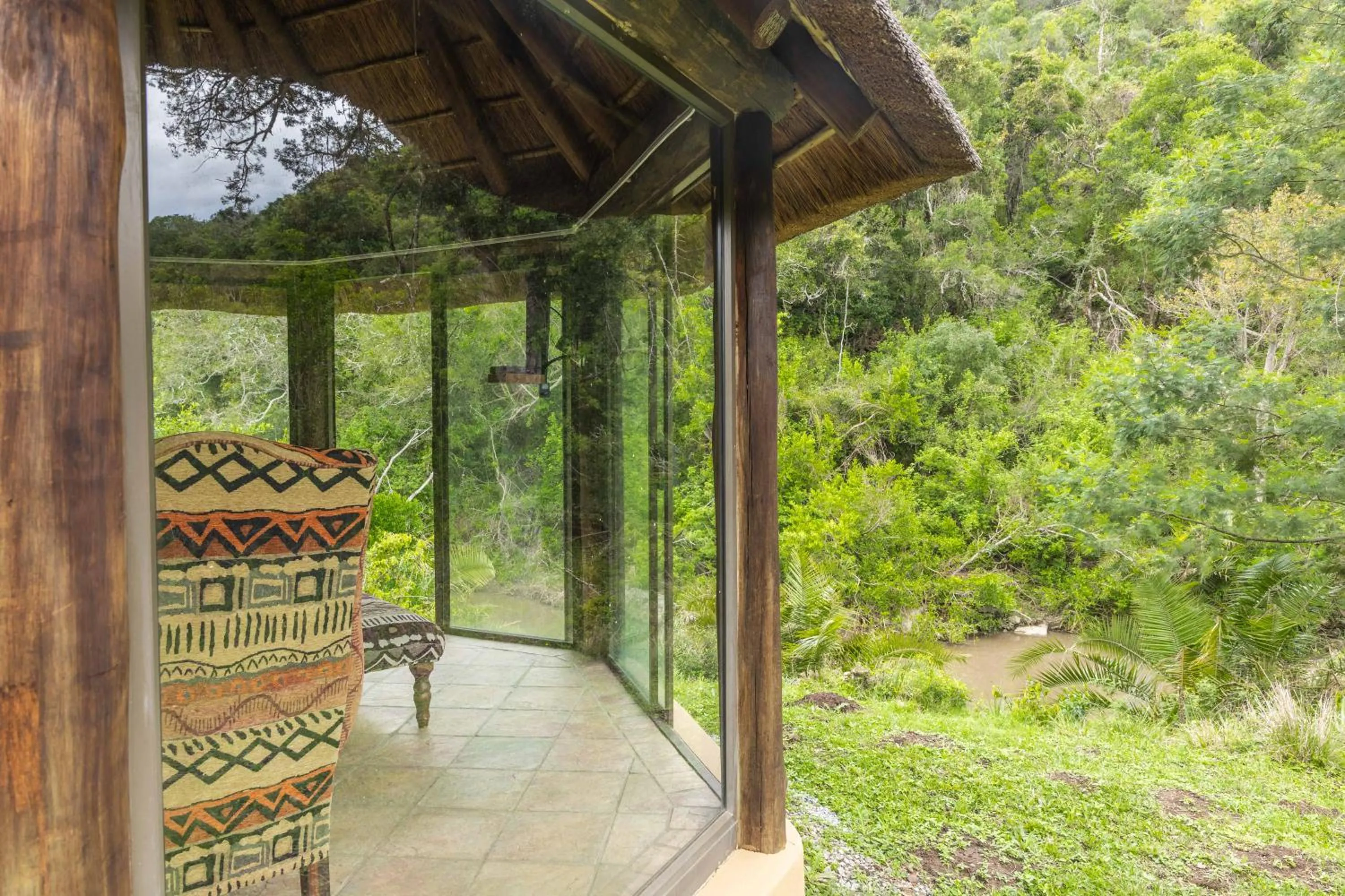 Lounge or bar in Premier Resort Mpongo Private Game Reserve