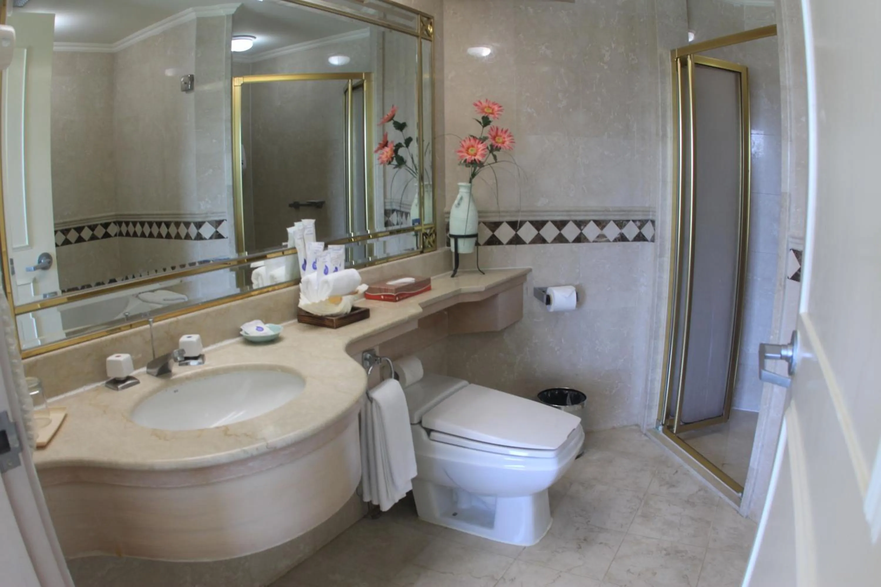 Bathroom in Palasia Hotel