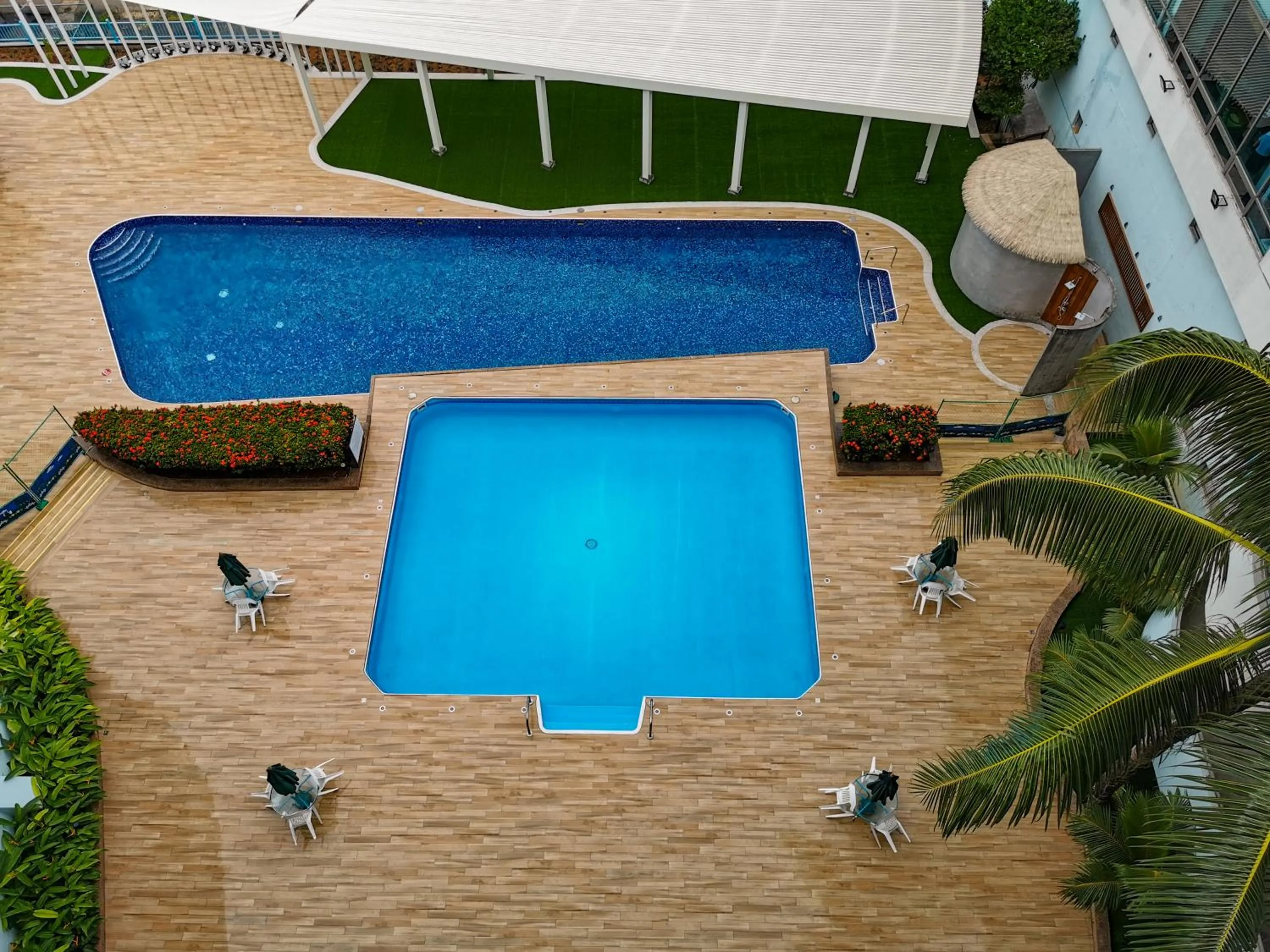 Swimming pool in Palasia Hotel