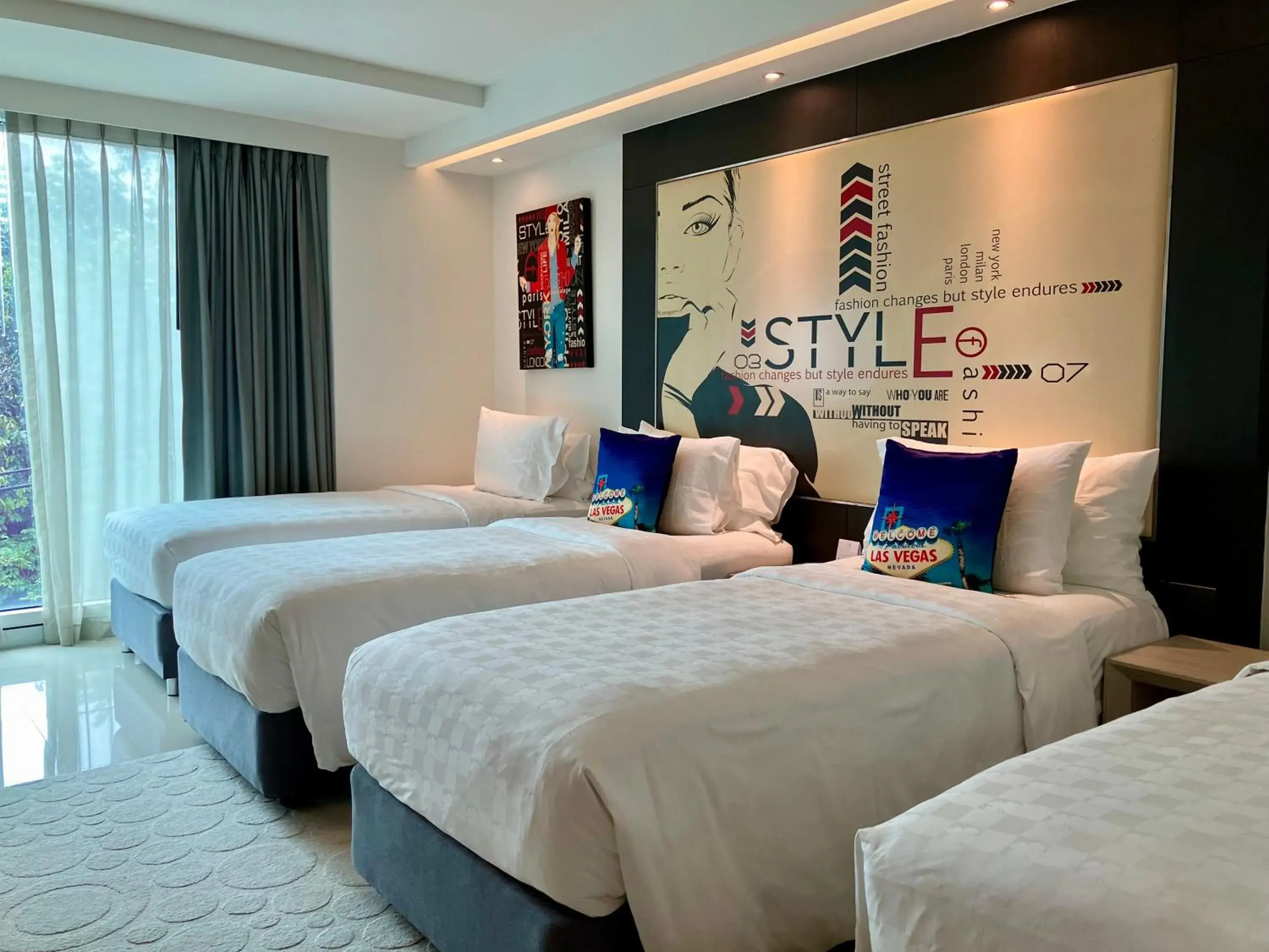 Bed in Hotel Clover Asoke - SHA Extra Plus Bed in Hotel Clover Asoke - SHA Extra Plus