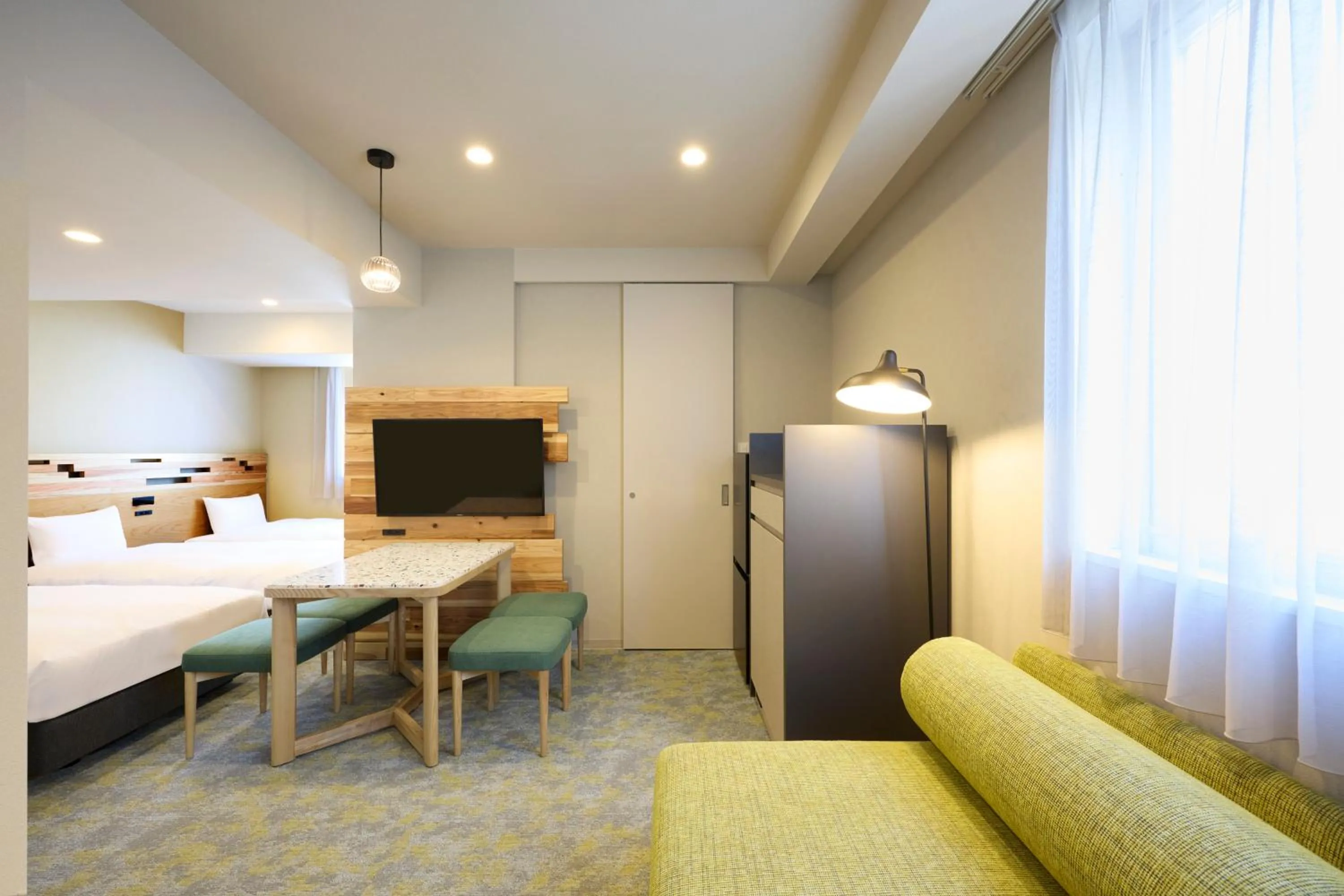 Living room, Bed in WAYPOINT TSUKIJI Tokyo