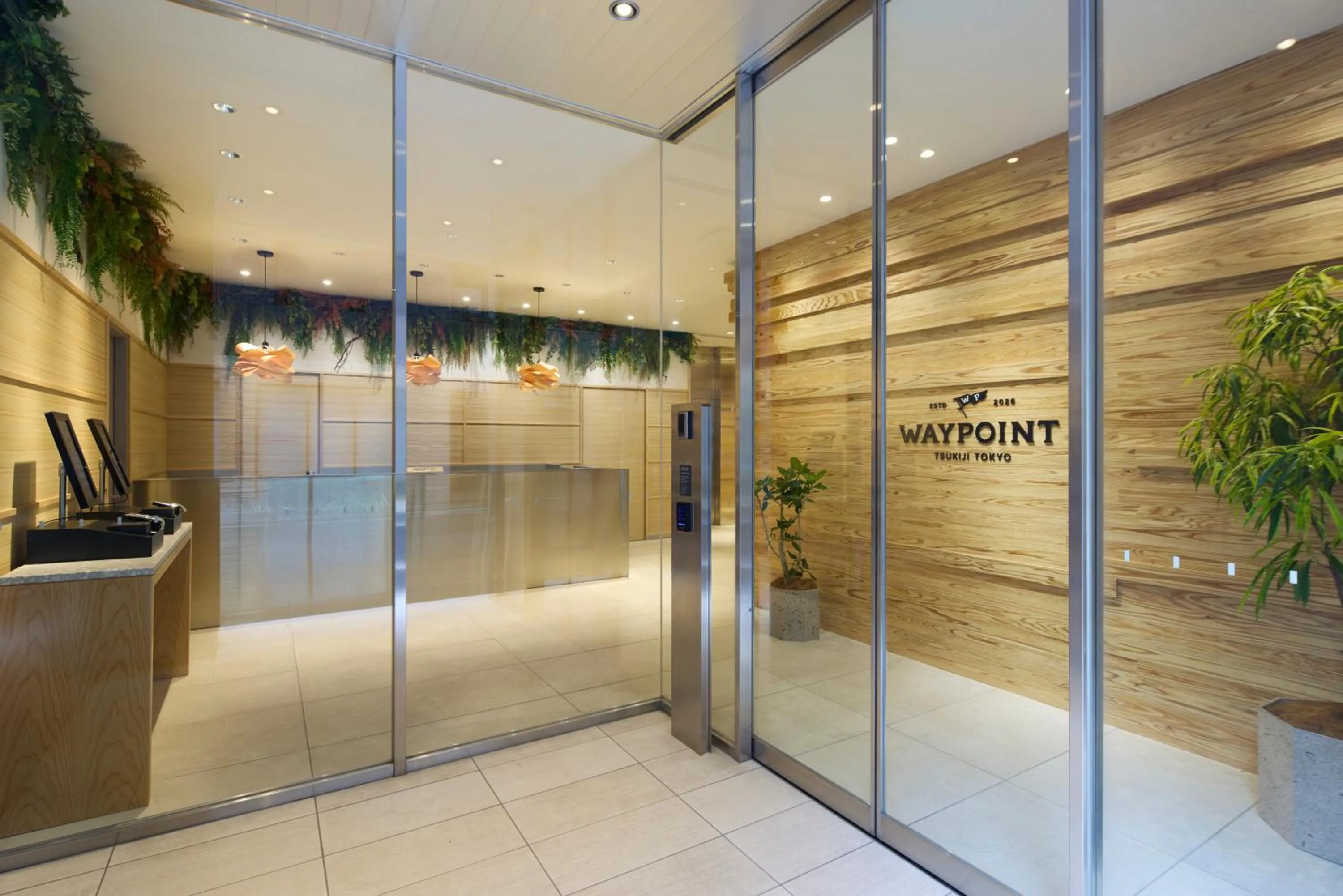 Lobby or reception in WAYPOINT TSUKIJI Tokyo