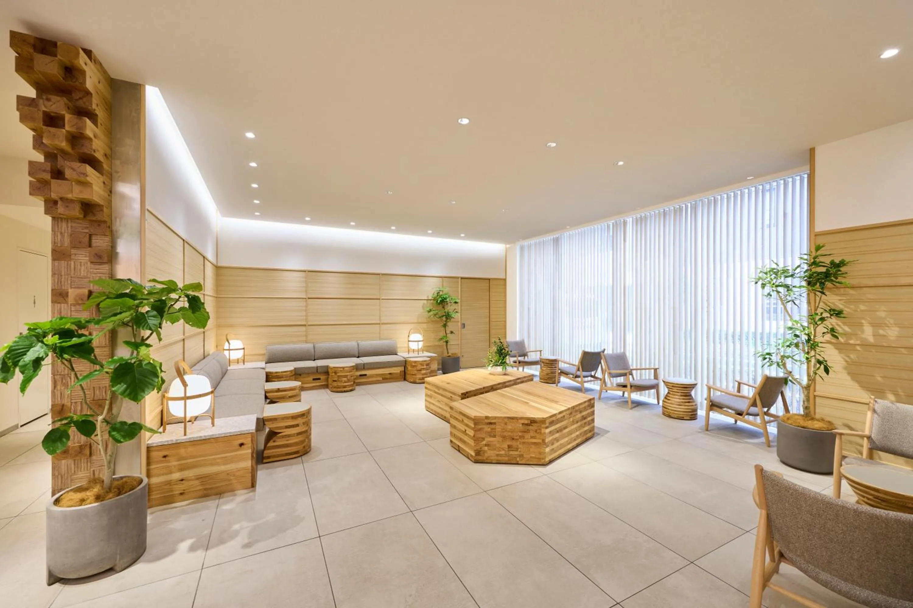Communal lounge/ TV room in WAYPOINT TSUKIJI Tokyo
