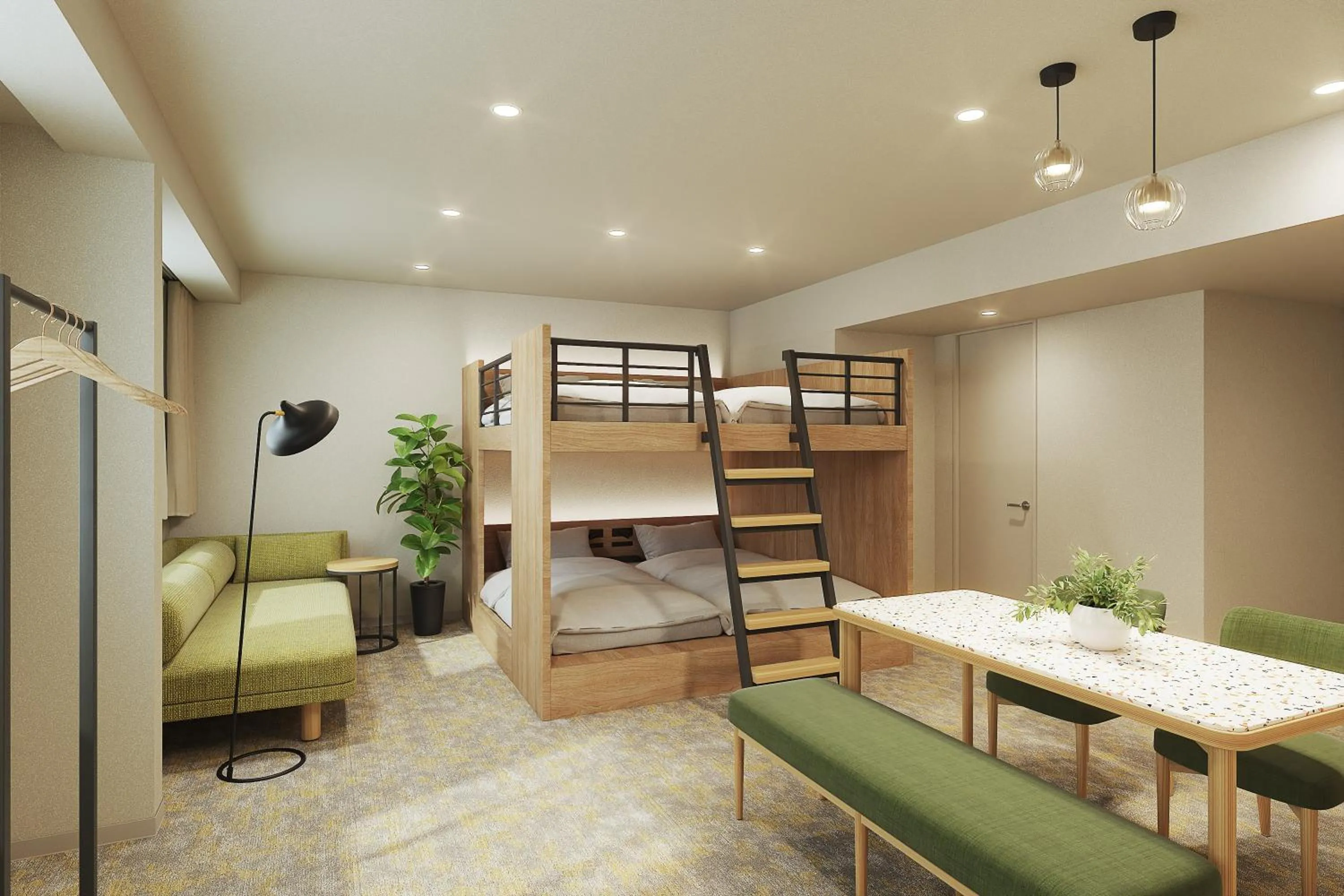 Bed in WAYPOINT TSUKIJI Tokyo