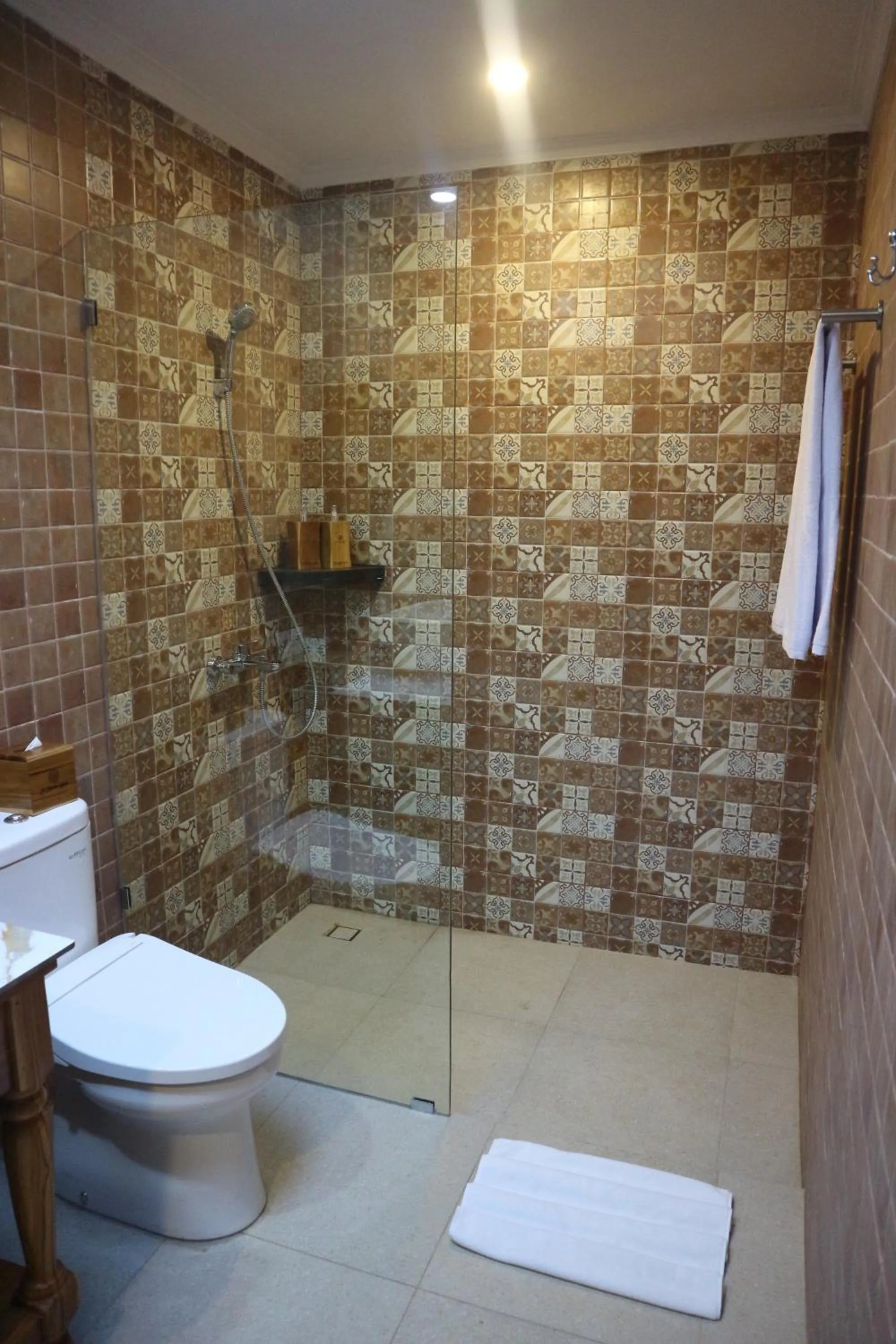 Shower in De Umah Bali Eco Tradi Home