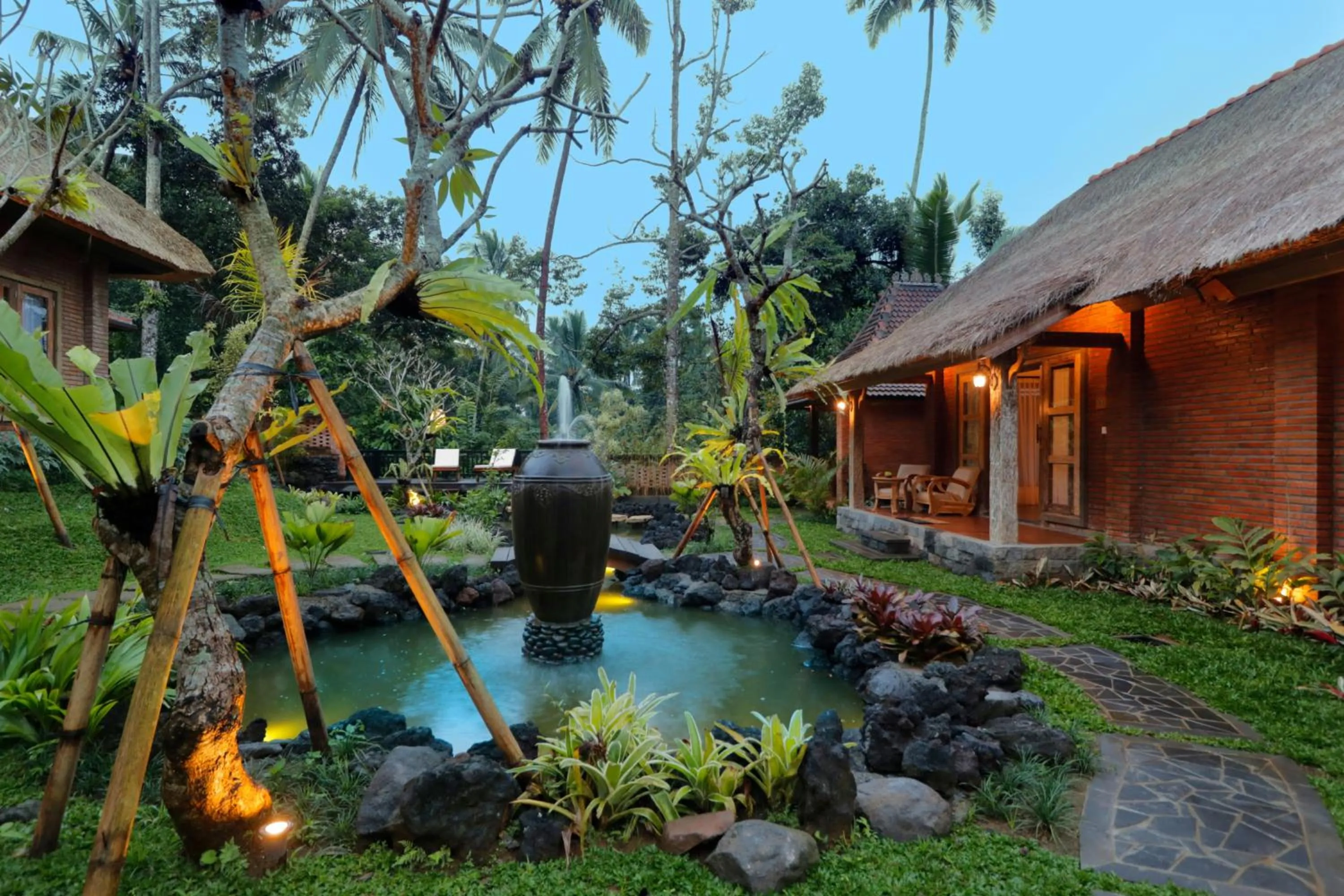 Garden in De Umah Bali Eco Tradi Home