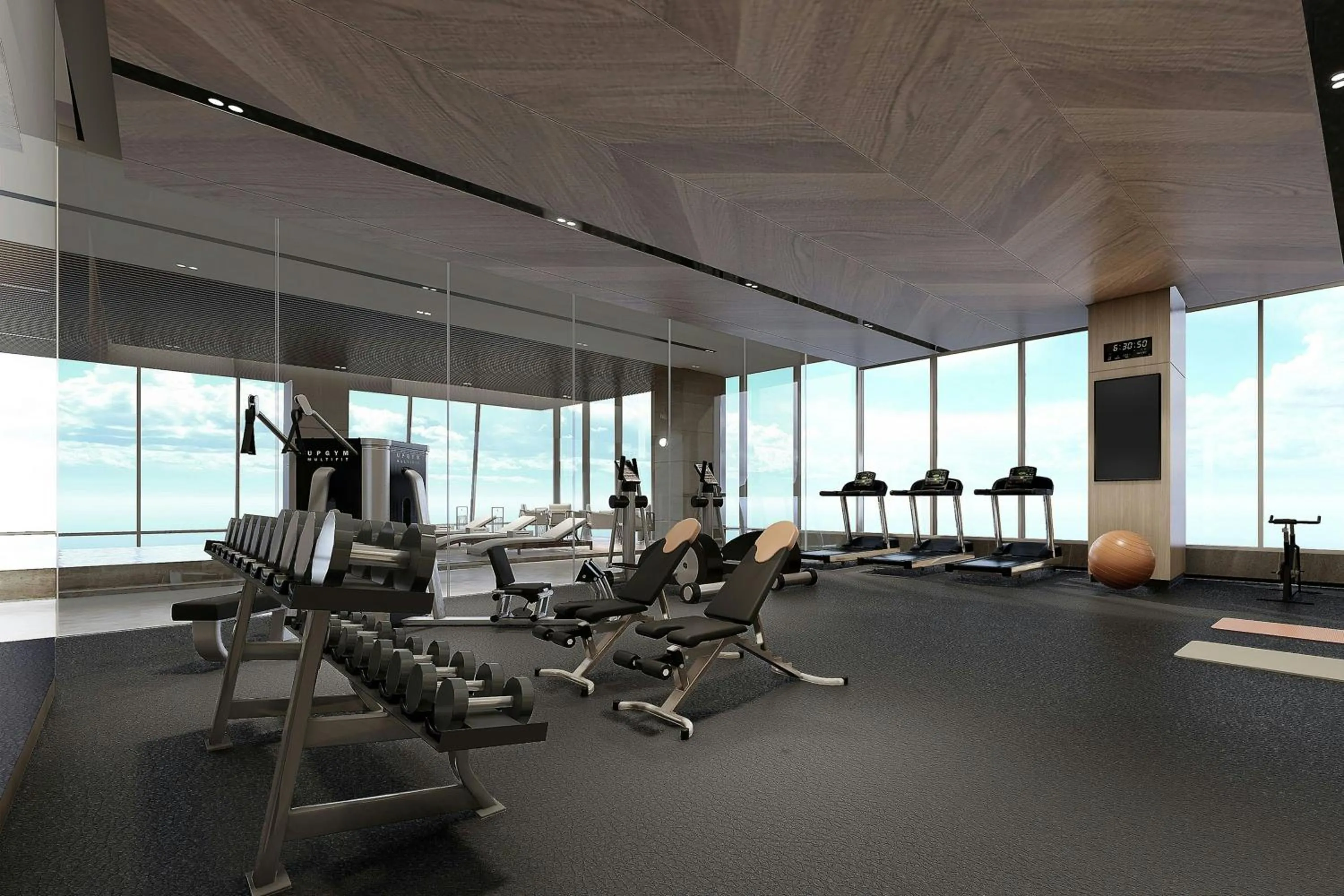 Fitness centre/facilities in AC Hotel by Marriott Manila