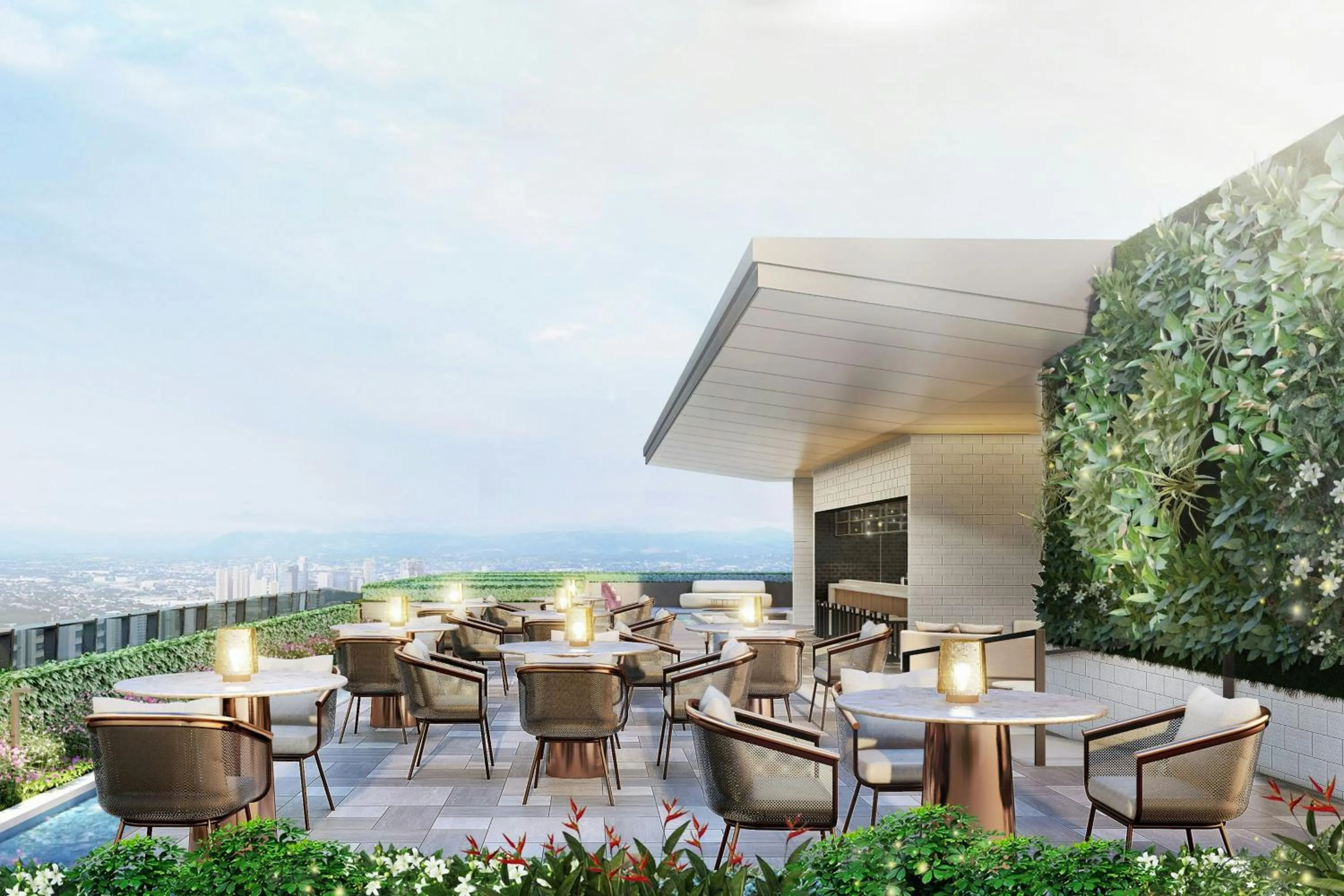 Lounge or bar in AC Hotel by Marriott Manila
