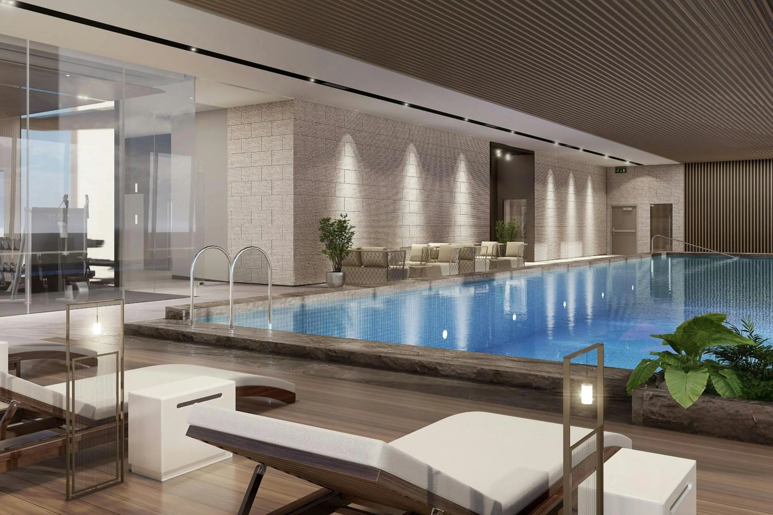 Swimming pool in AC Hotel by Marriott Manila