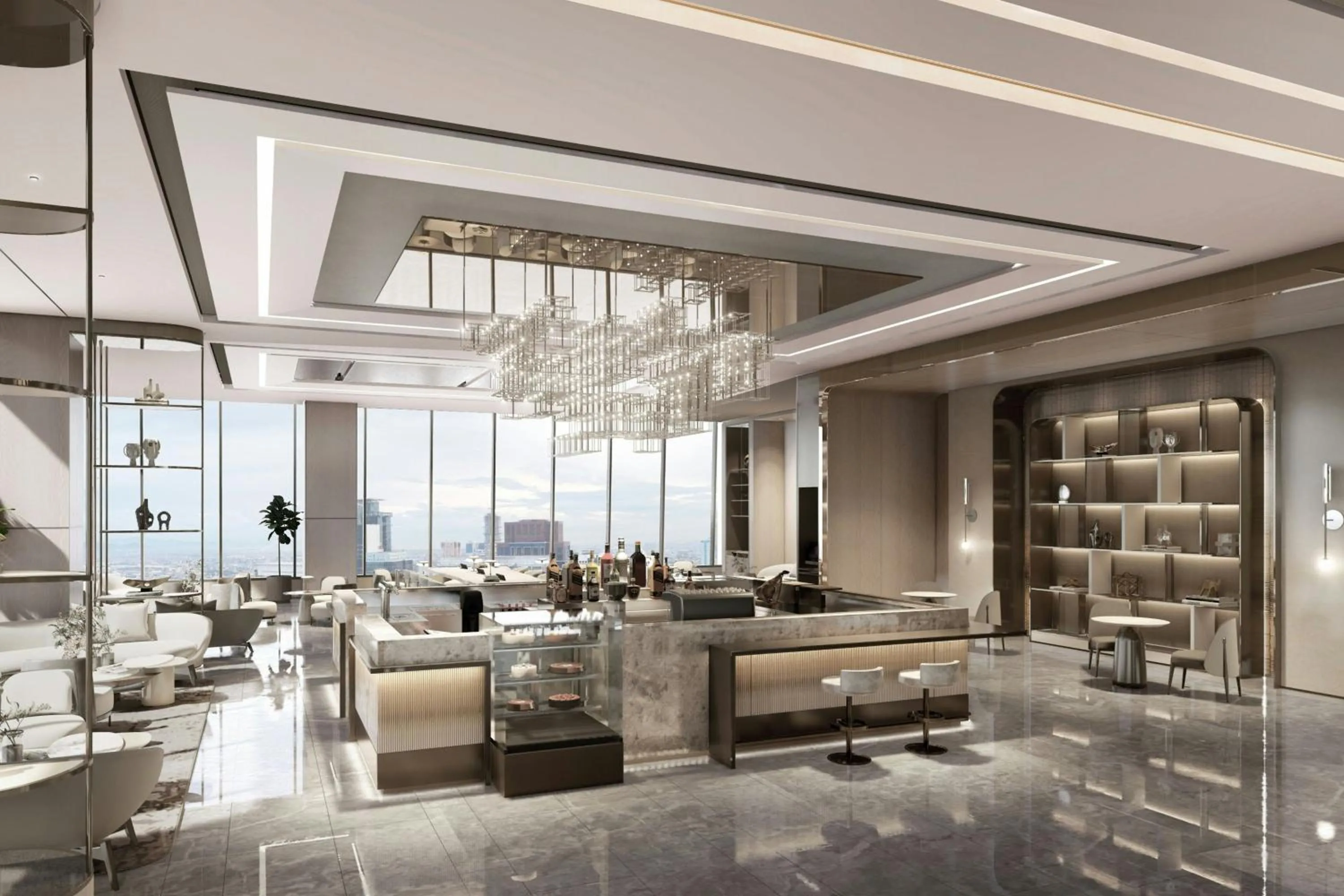 Lounge or bar in AC Hotel by Marriott Manila