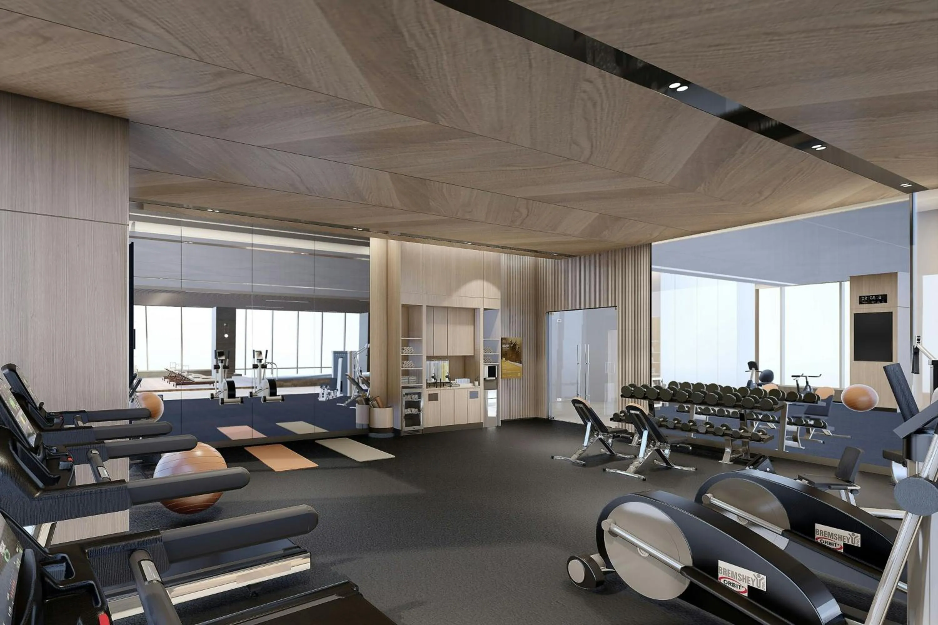 Fitness centre/facilities in AC Hotel by Marriott Manila
