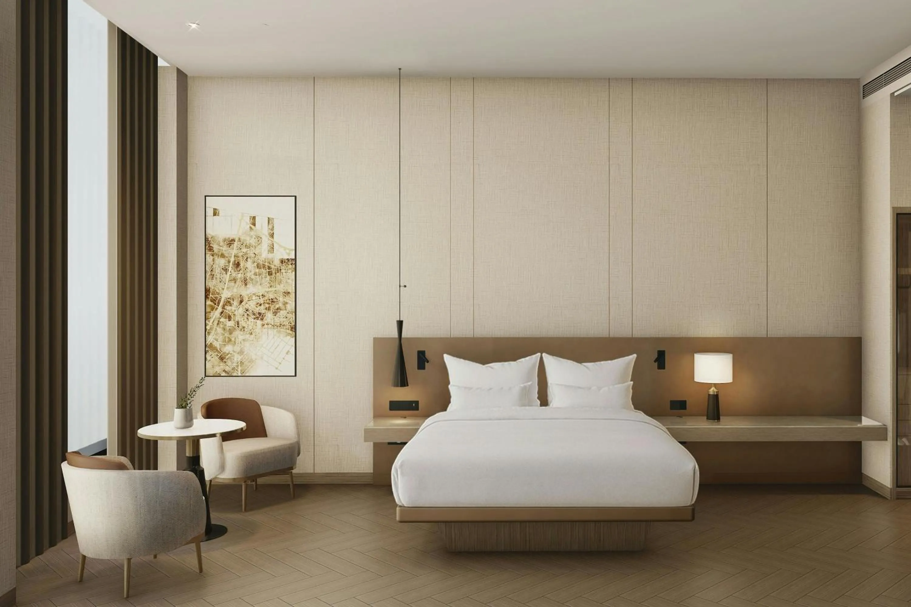 Bedroom, Bed in AC Hotel by Marriott Manila