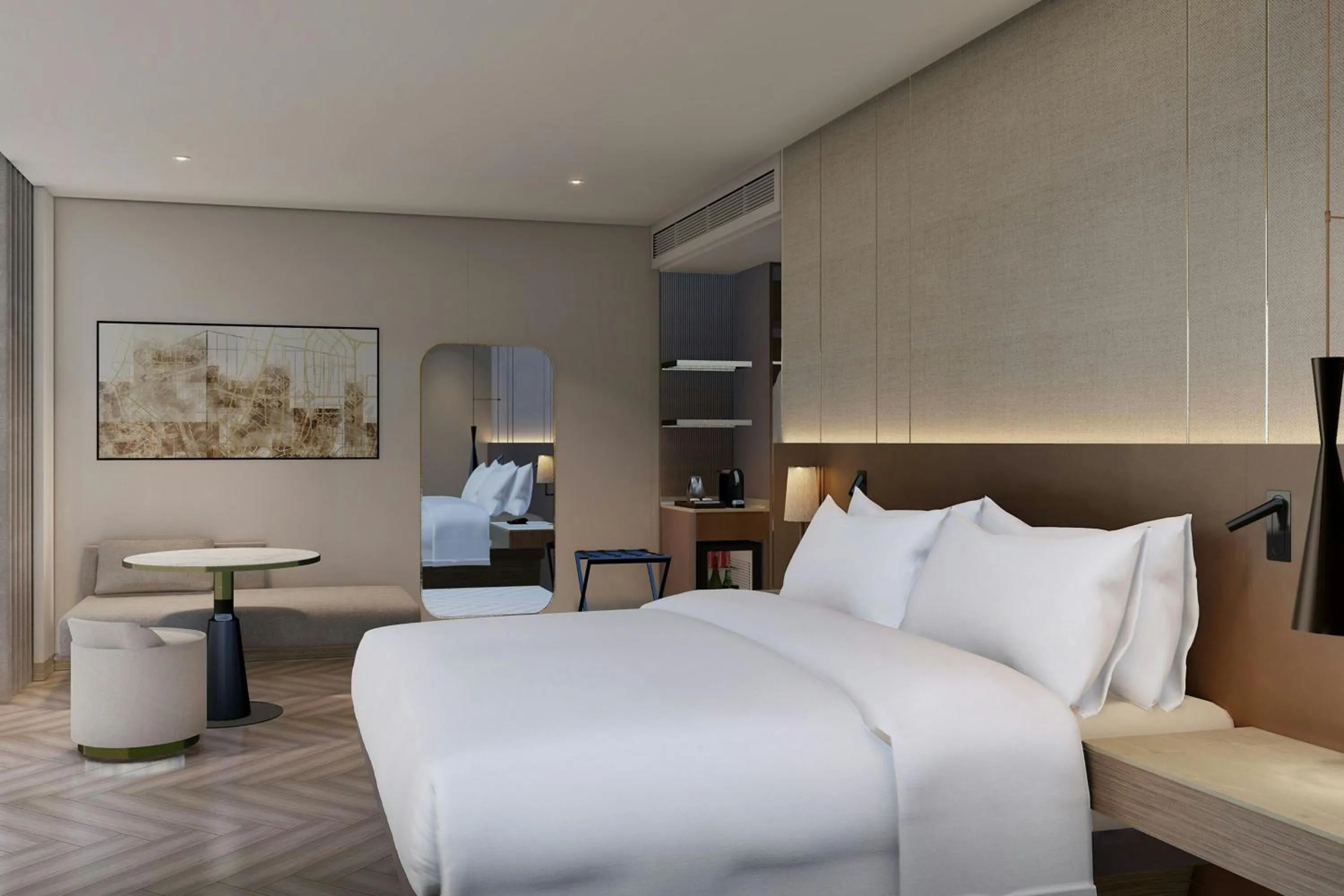 Photo of the whole room, Bed in AC Hotel by Marriott Manila