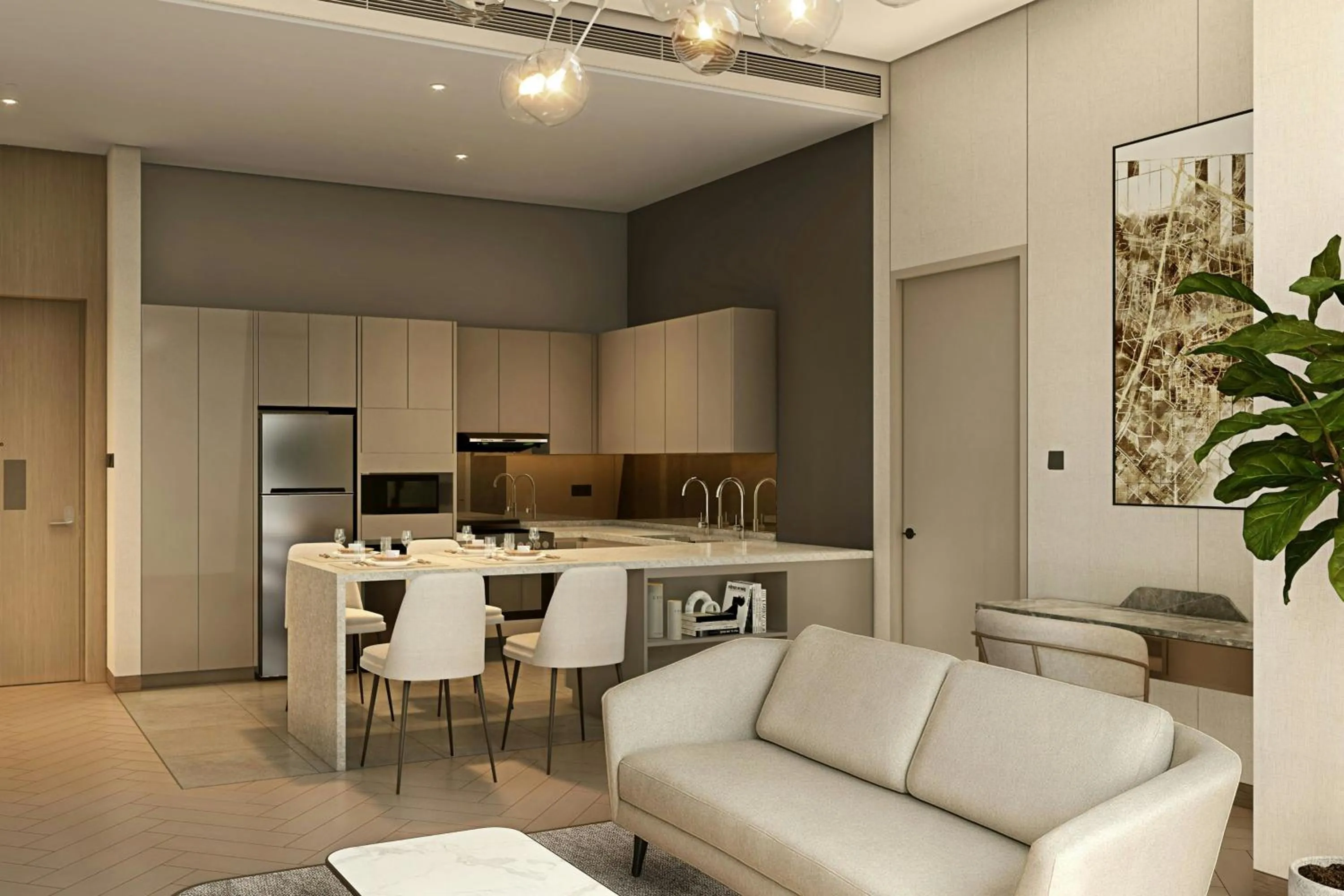 Living room in AC Hotel by Marriott Manila