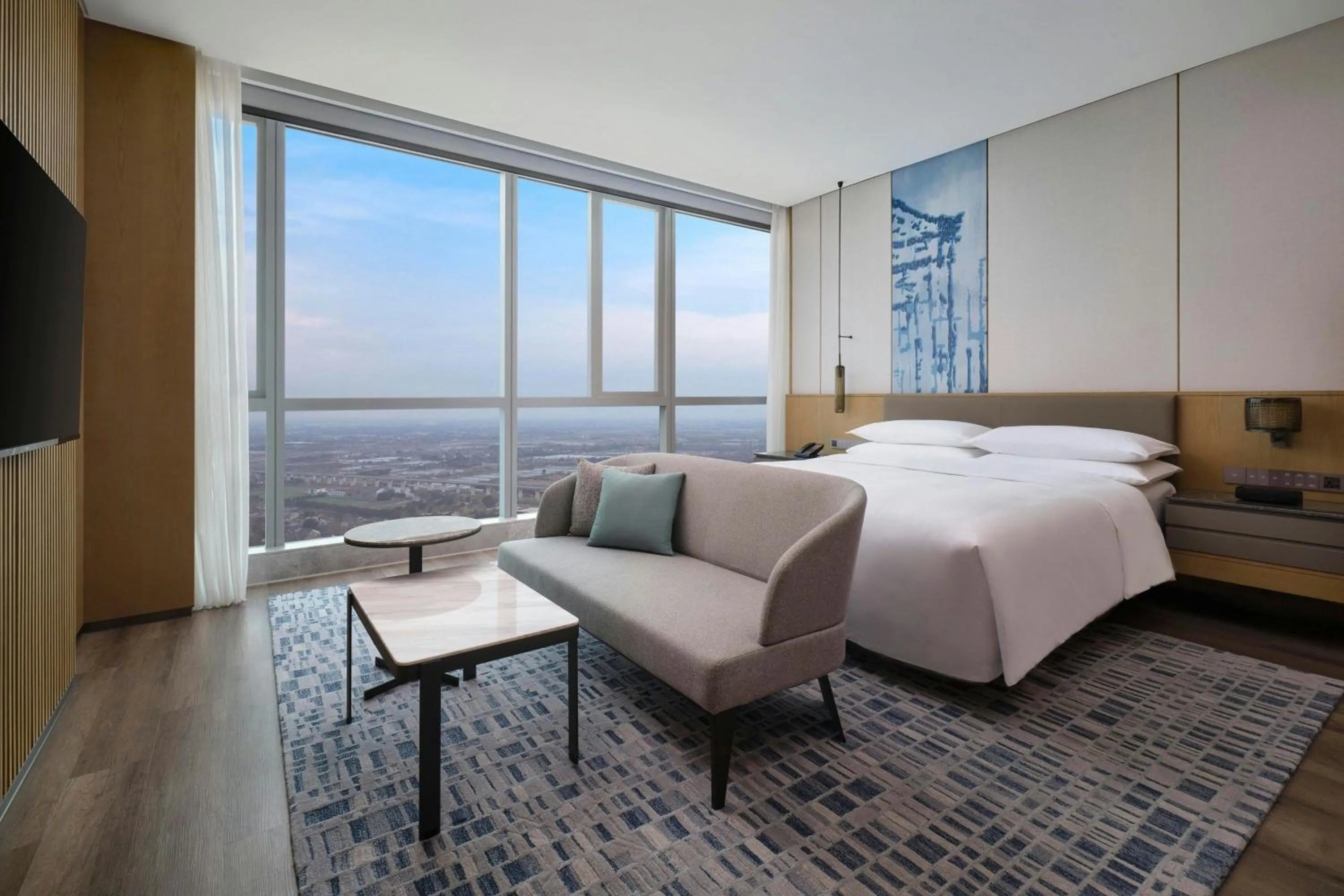 King Executive Suite with M Club Lounge Access in Huzhou Marriott Hotel Nanxun