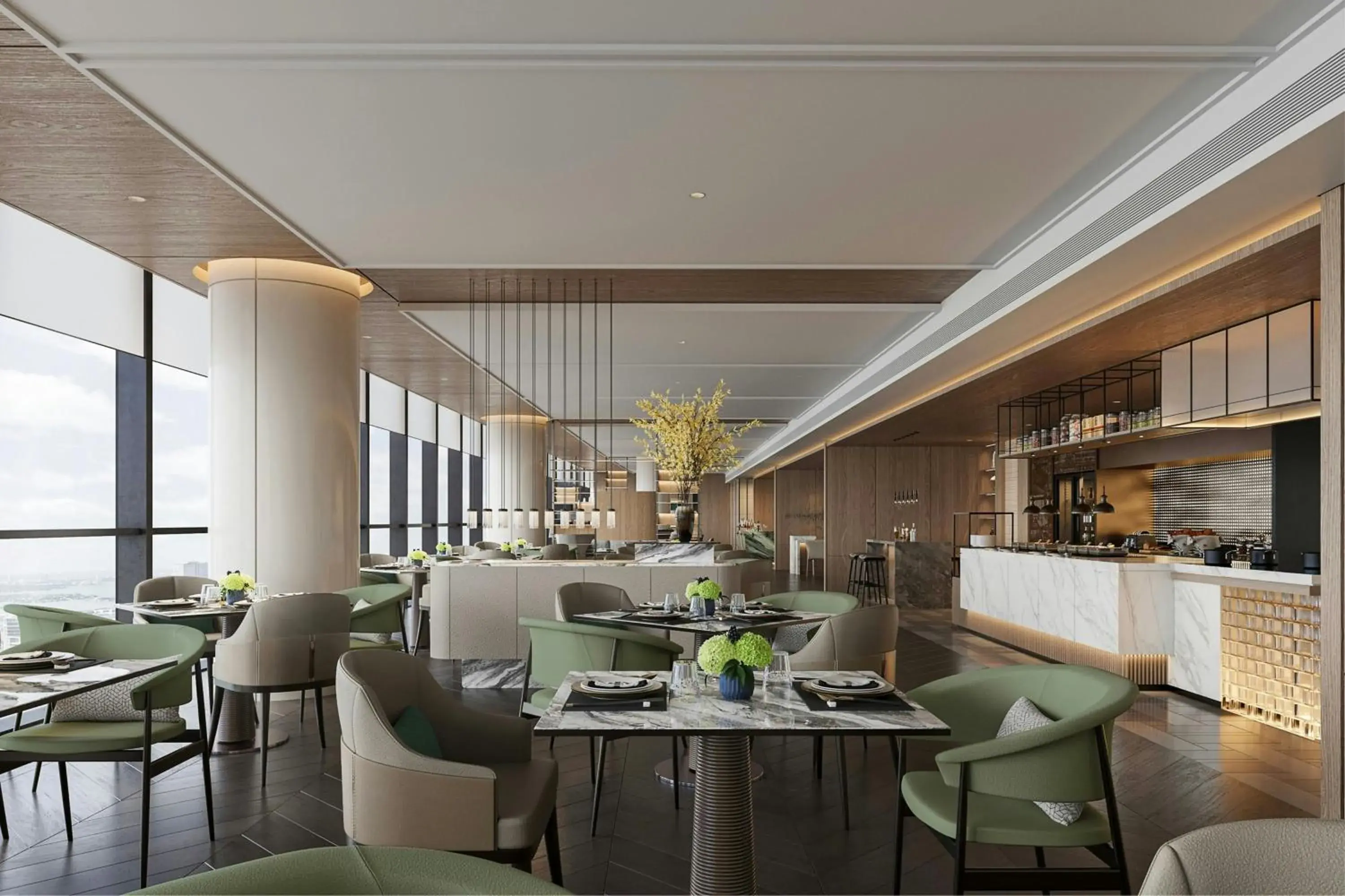 Executive Double Room with M Club Lounge Access in Huzhou Marriott Hotel Nanxun Executive Double Room with M Club Lounge Access in Huzhou Marriott Hotel Nanxun