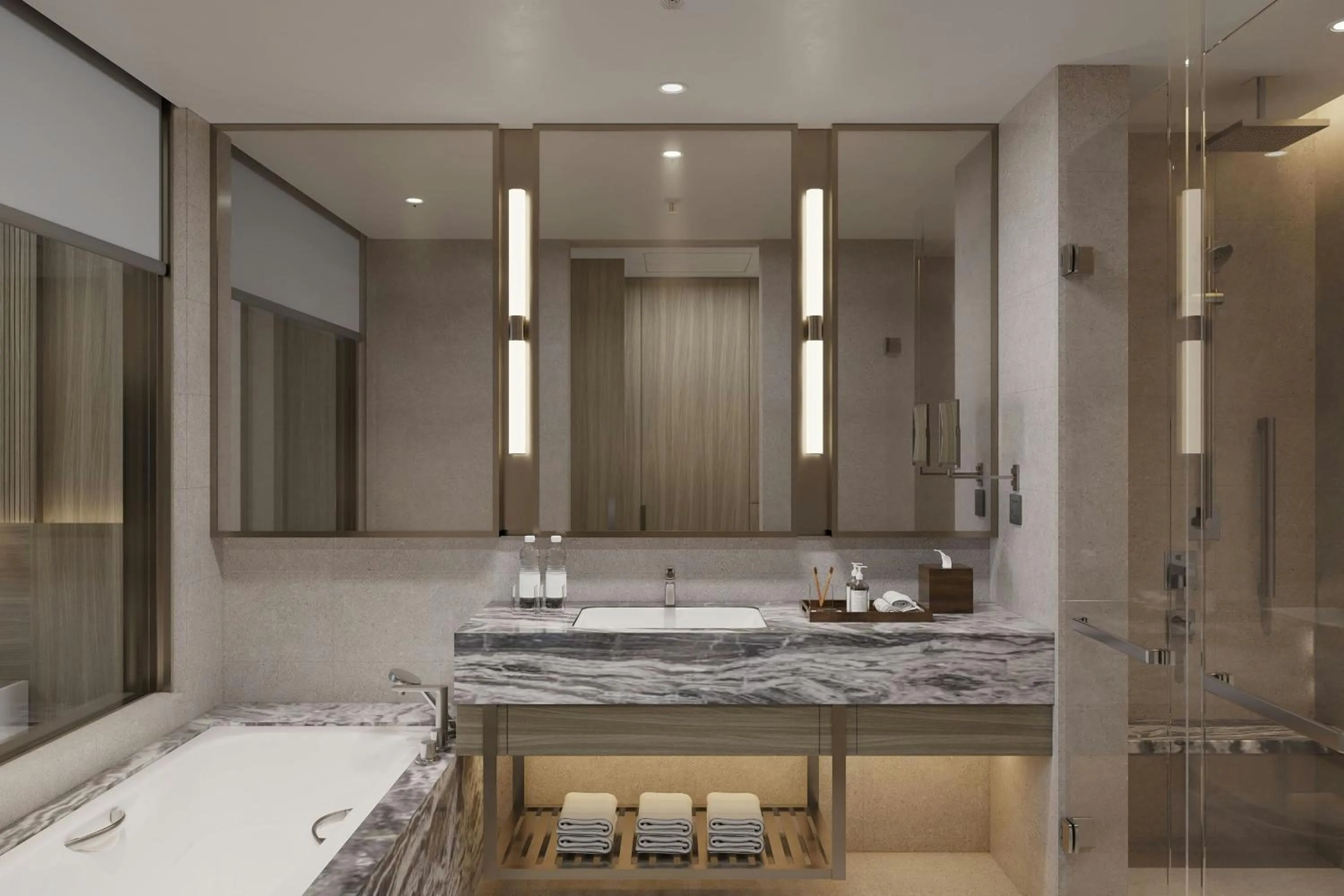 Bathroom in Marriott Executive Apartments Danang, Han River