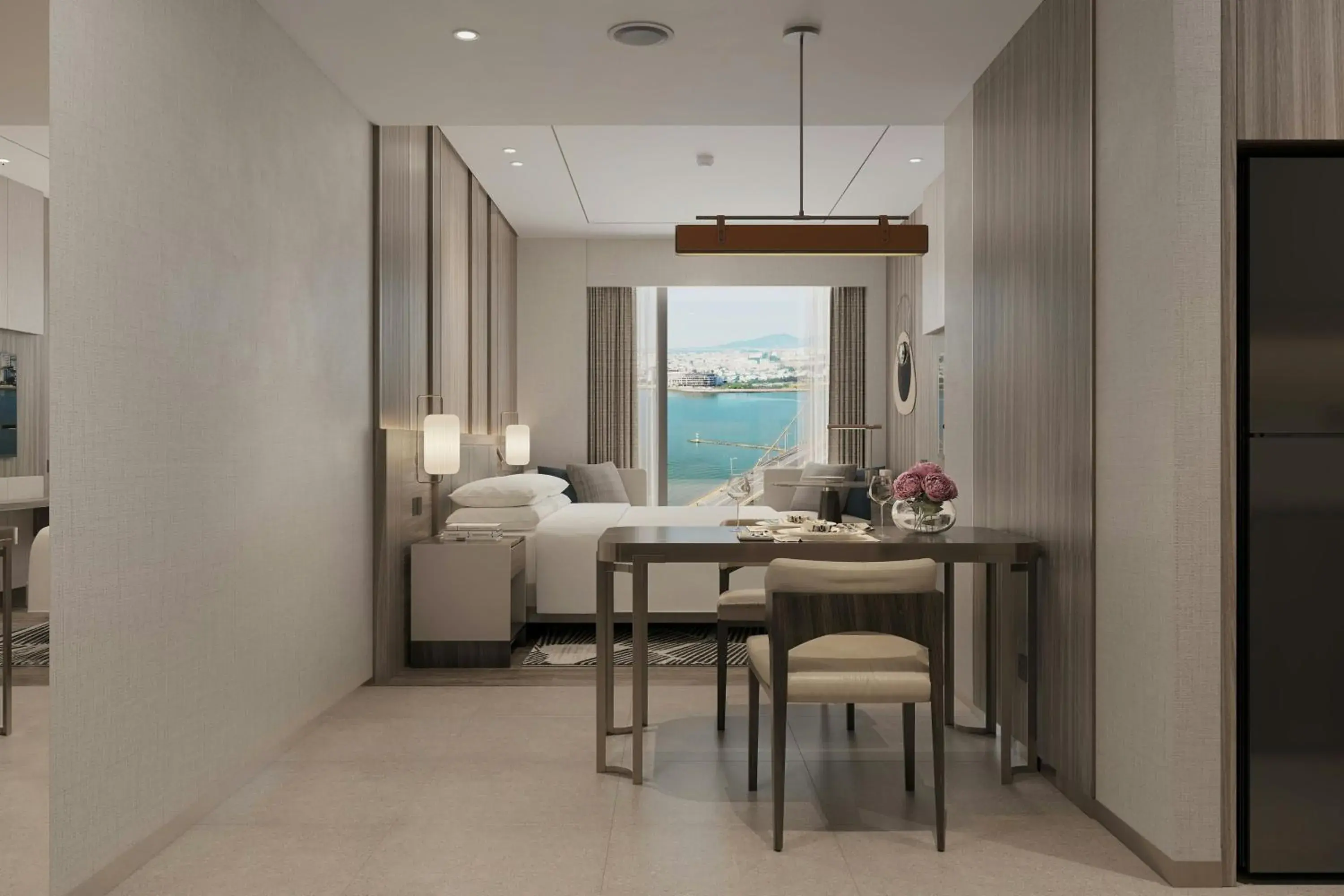 King Studio with Partial River View in Marriott Executive Apartments Danang, Han River King Studio with Partial River View in Marriott Executive Apartments Danang, Han River