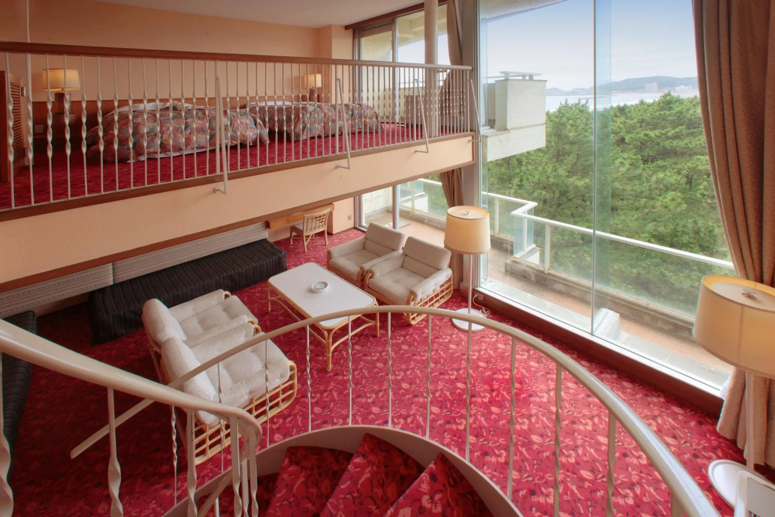 Living room in Kamogawa Grand Hotel