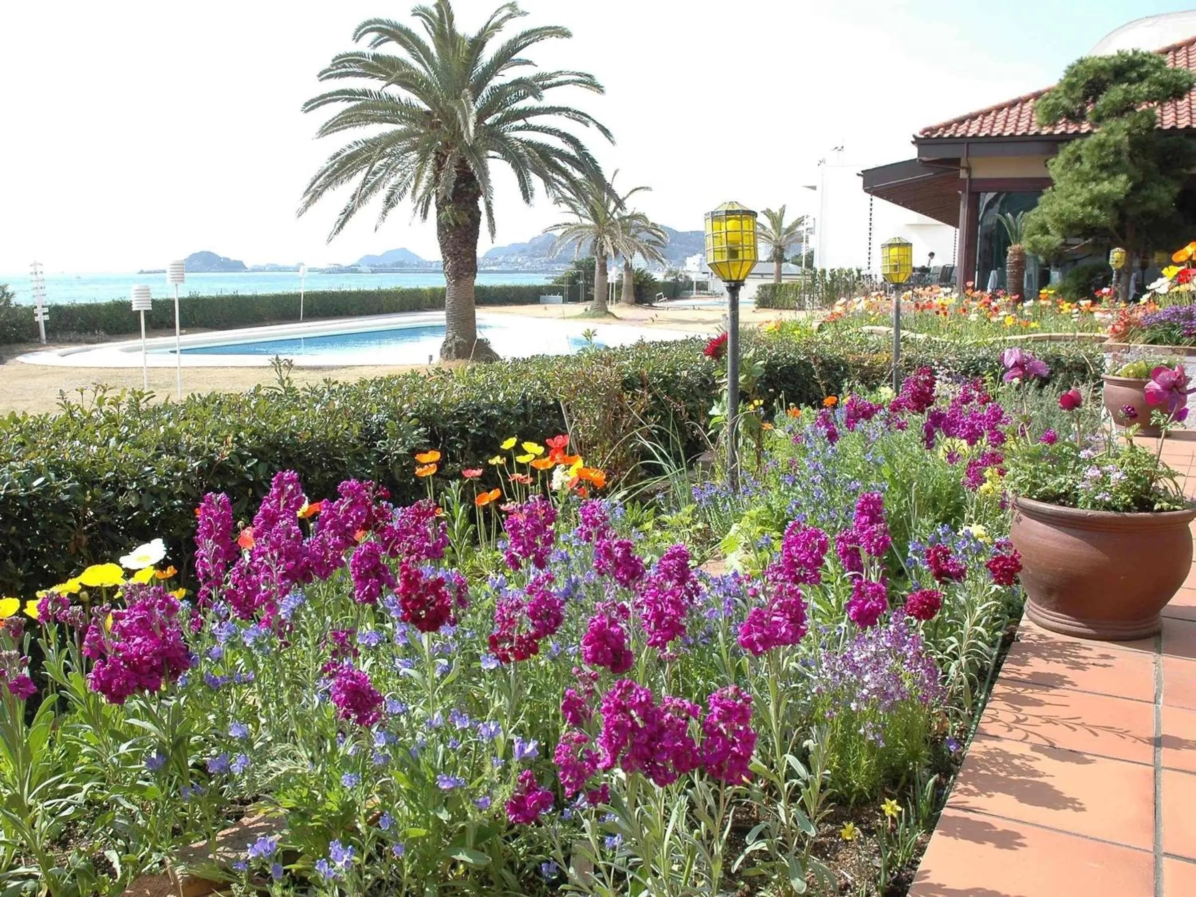 Garden in Kamogawa Grand Hotel