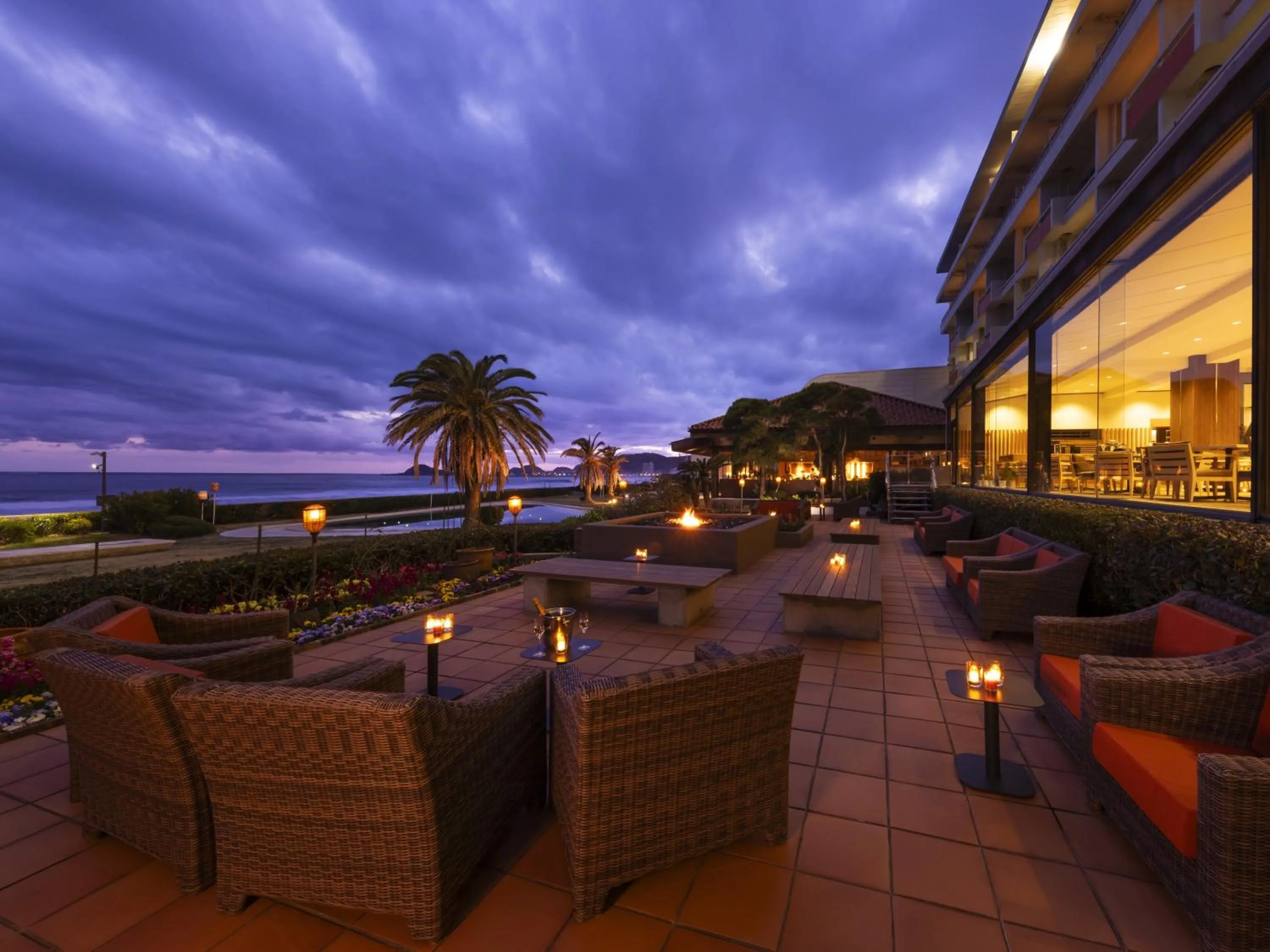 Garden in Kamogawa Grand Hotel