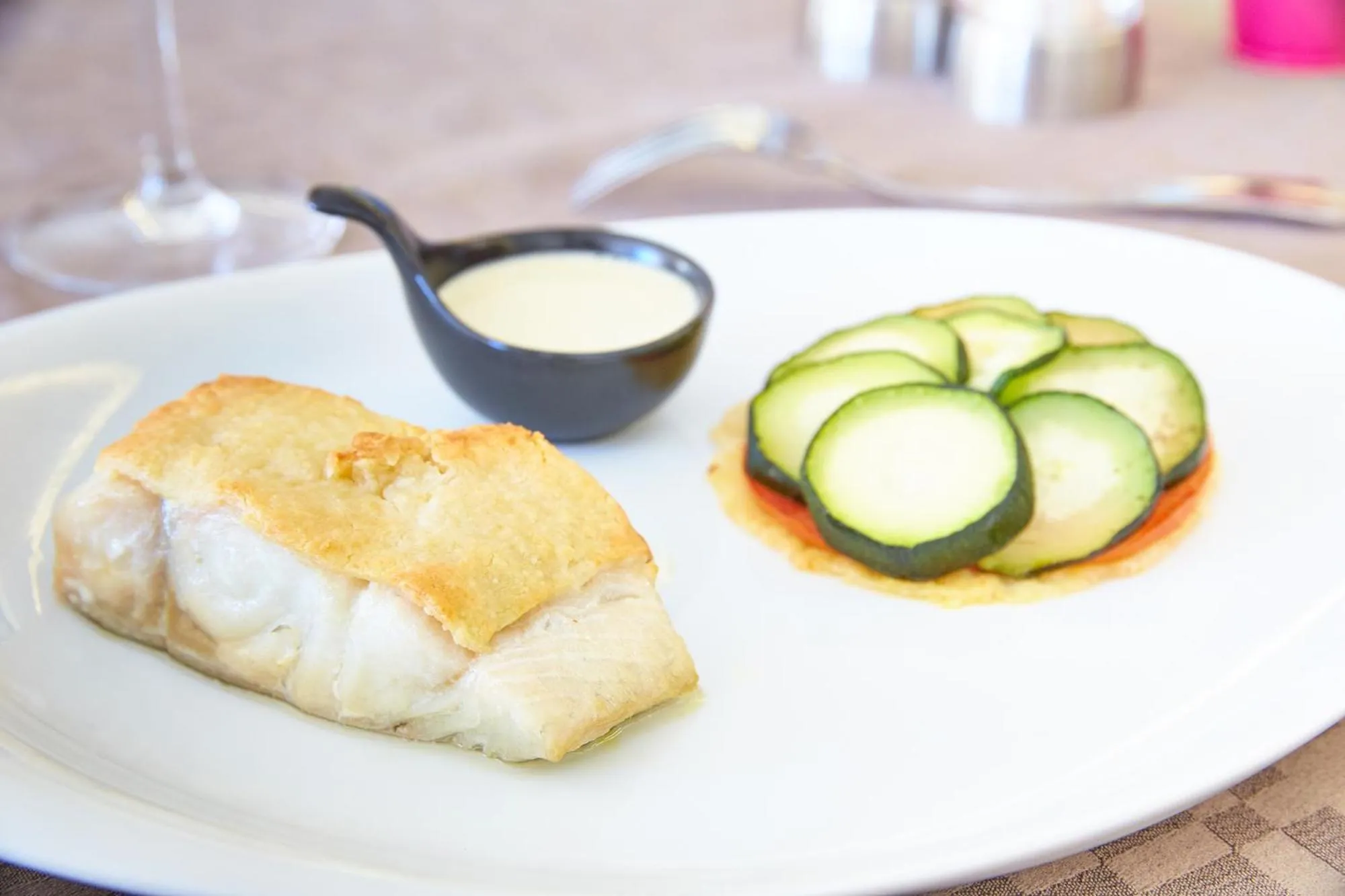 Food close-up in Le Place Neuve