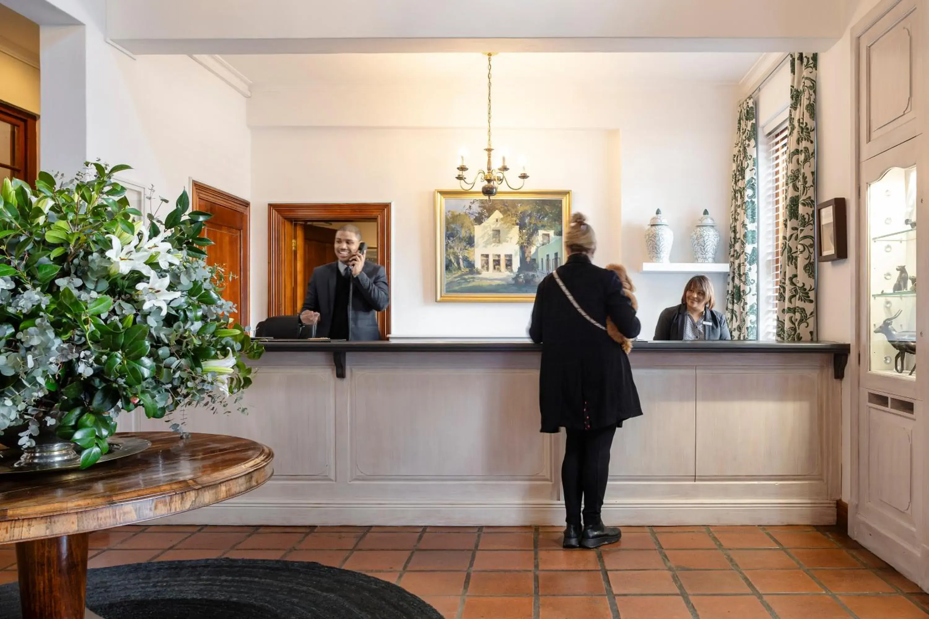 Lobby or reception in The Cellars-Hohenort Lobby or reception in The Cellars-Hohenort