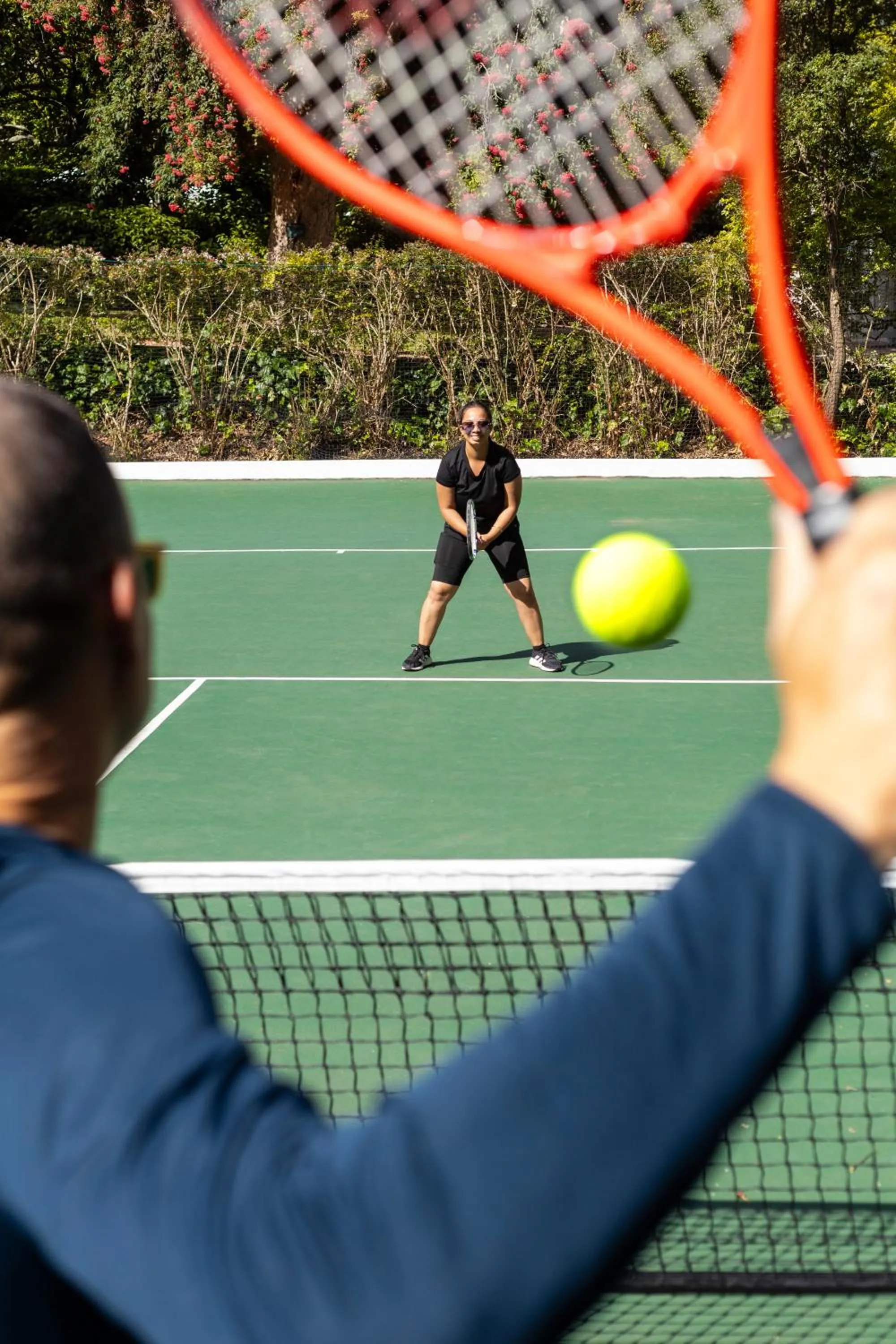 Tennis court in The Cellars-Hohenort