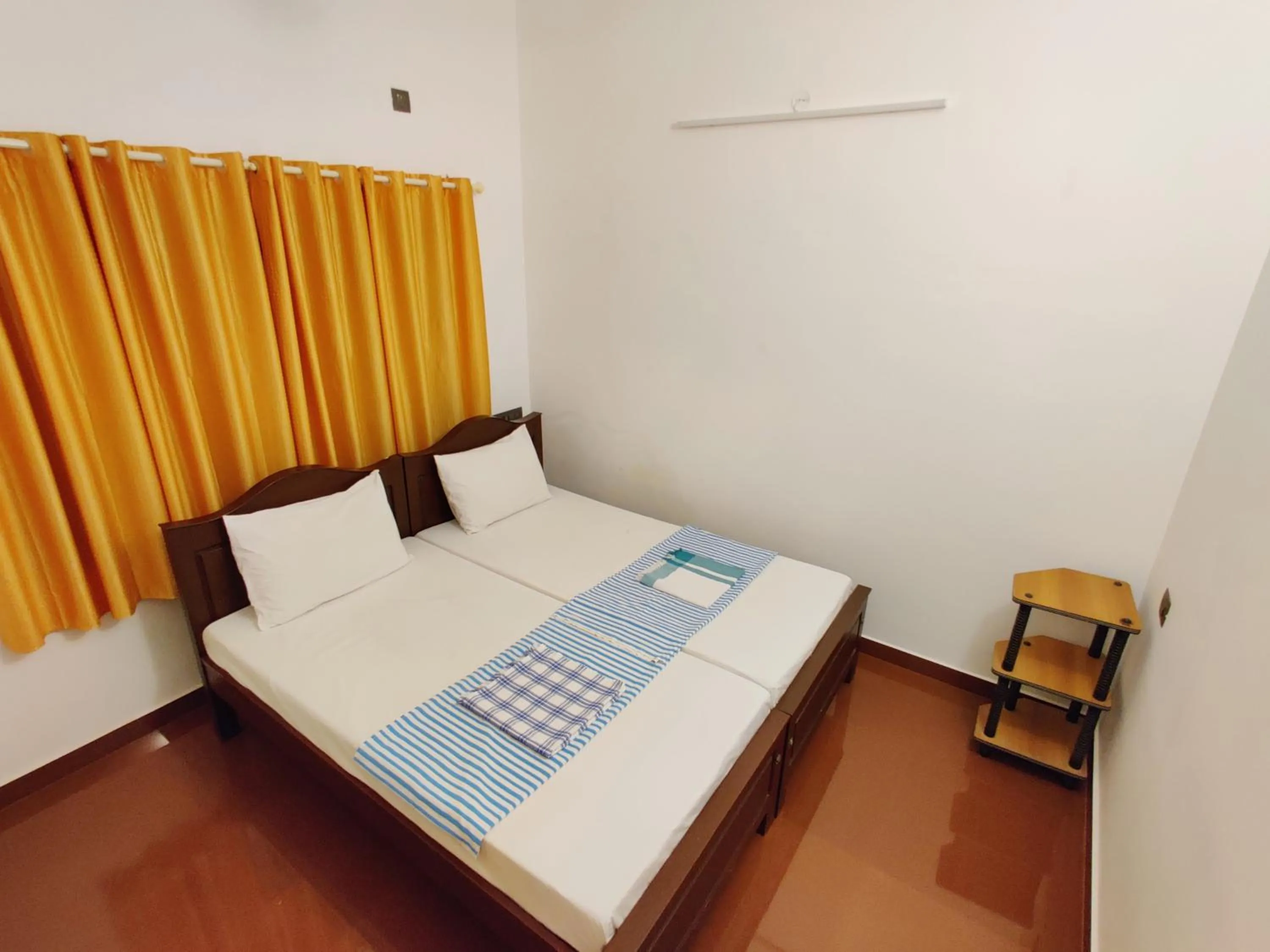 Bed in Calvin's Inn