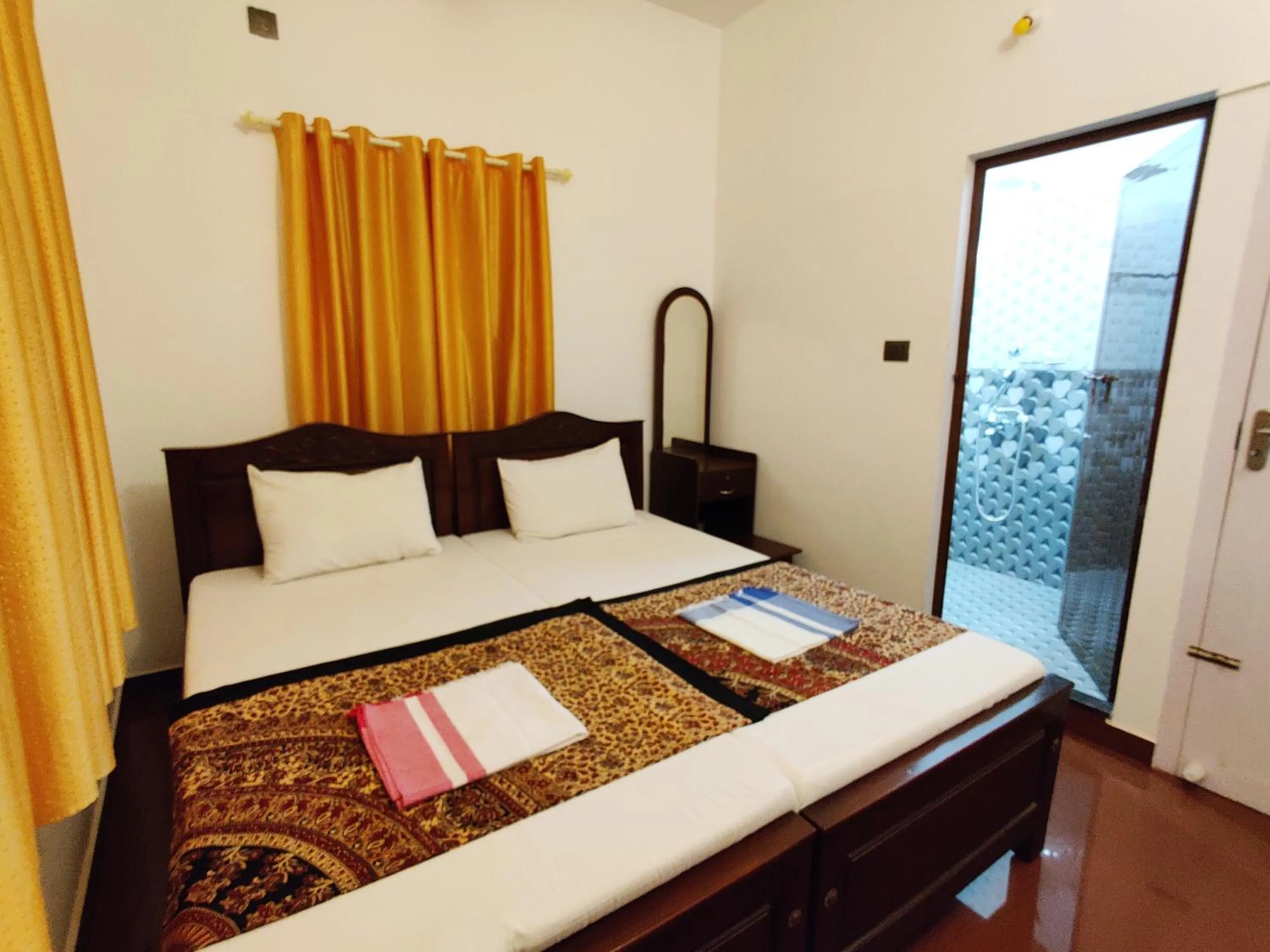 Bed in Calvin's Inn