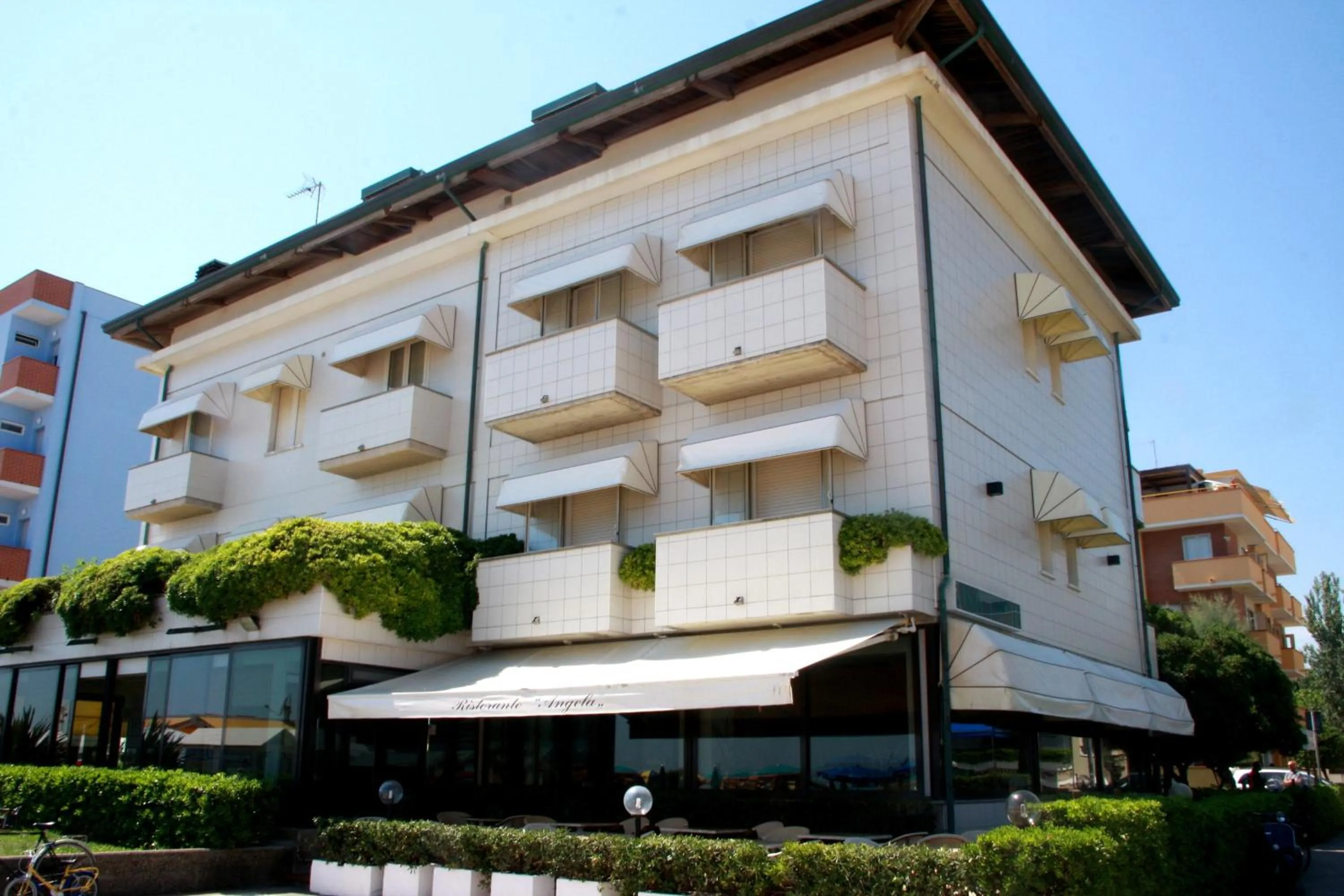 Facade/entrance in Hotel Angela