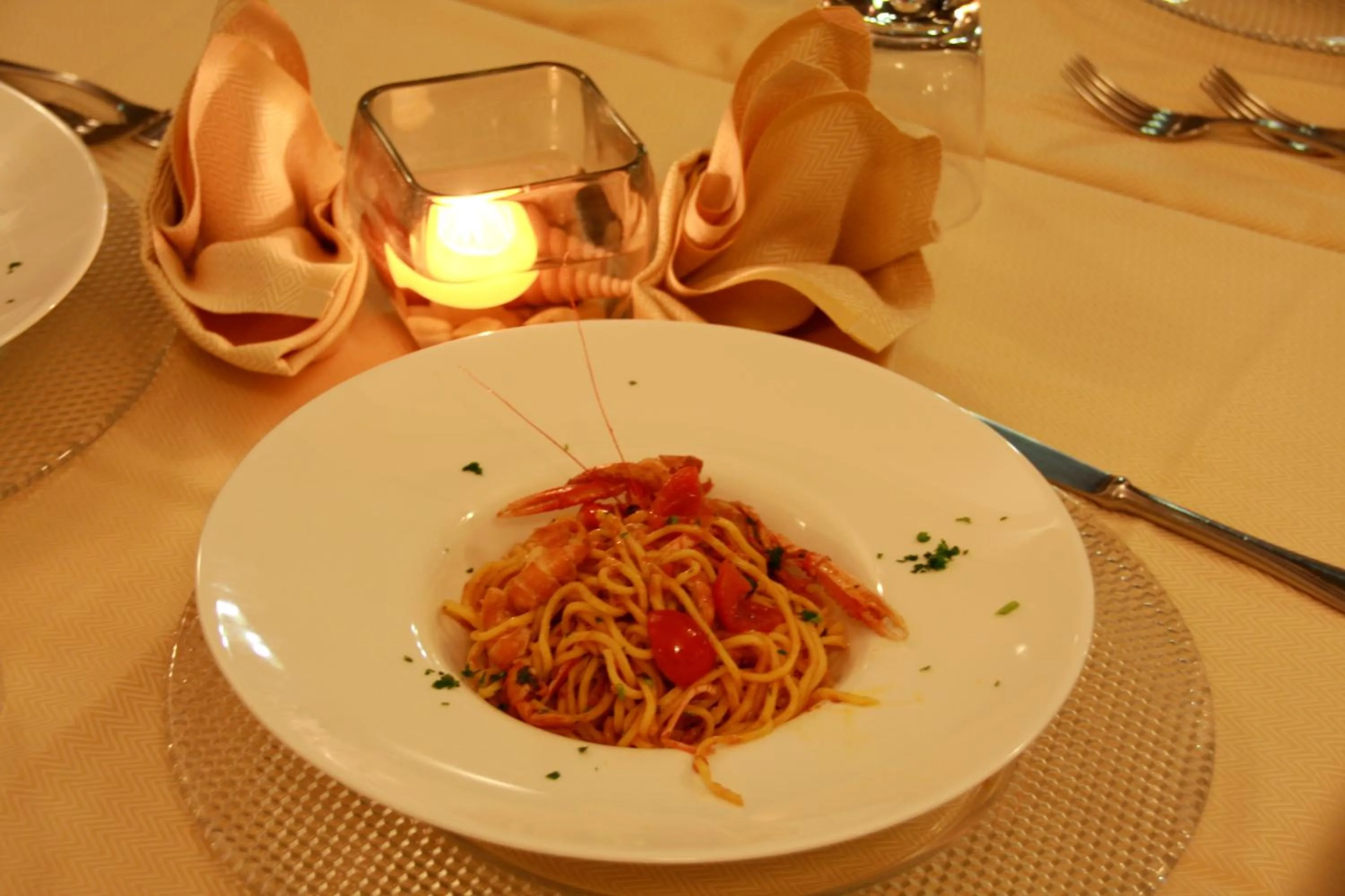 Food close-up in Hotel Angela