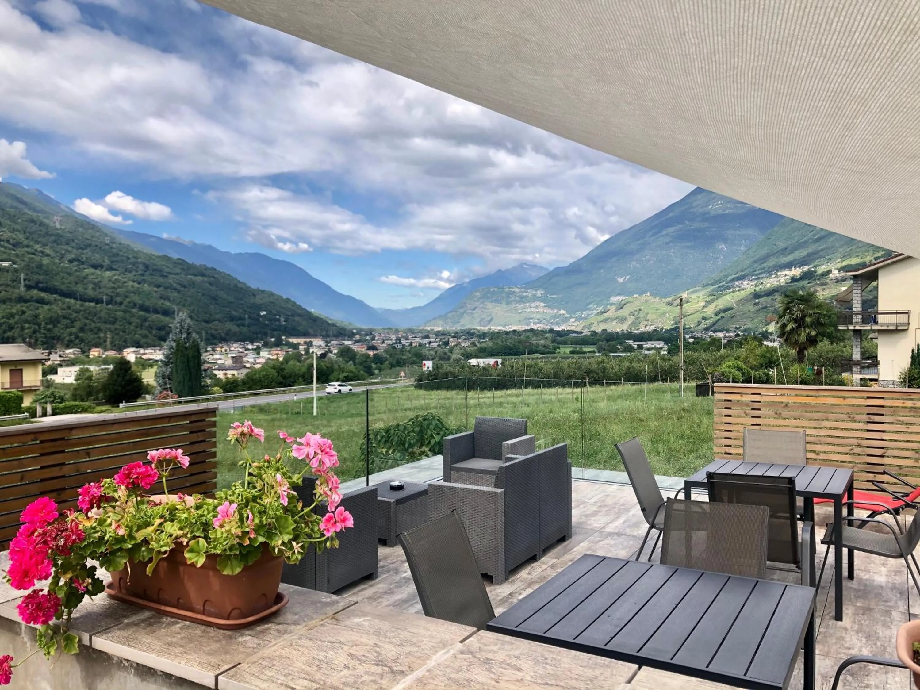 Natural landscape in B&B Valtellina Mon Amour