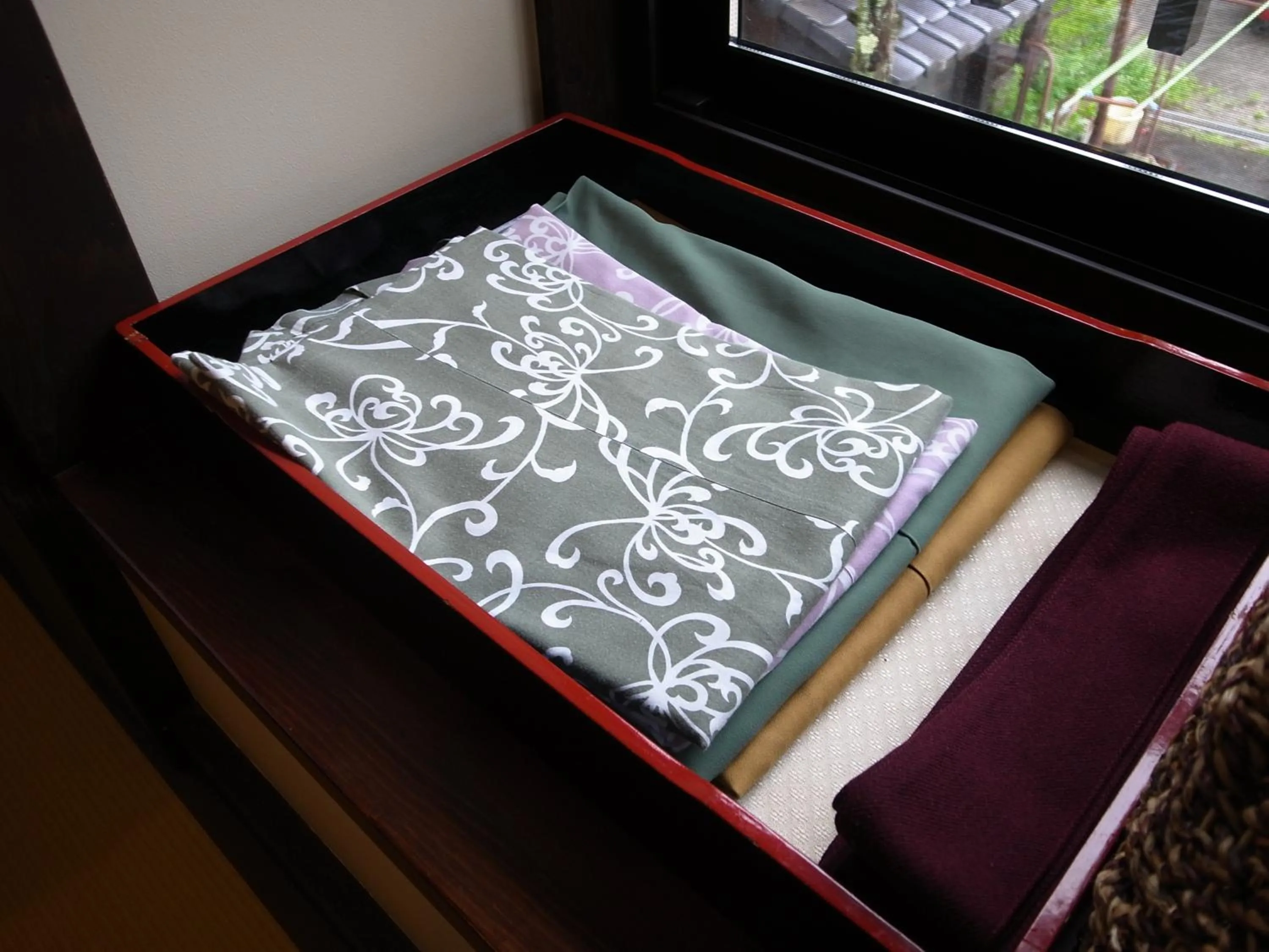 Decorative detail in Minshuku Takizawa