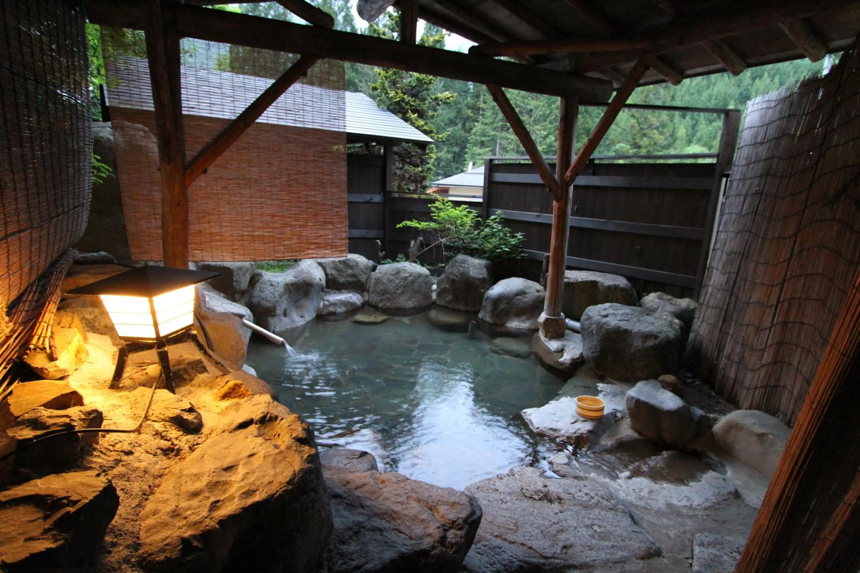 Open Air Bath in Minshuku Takizawa