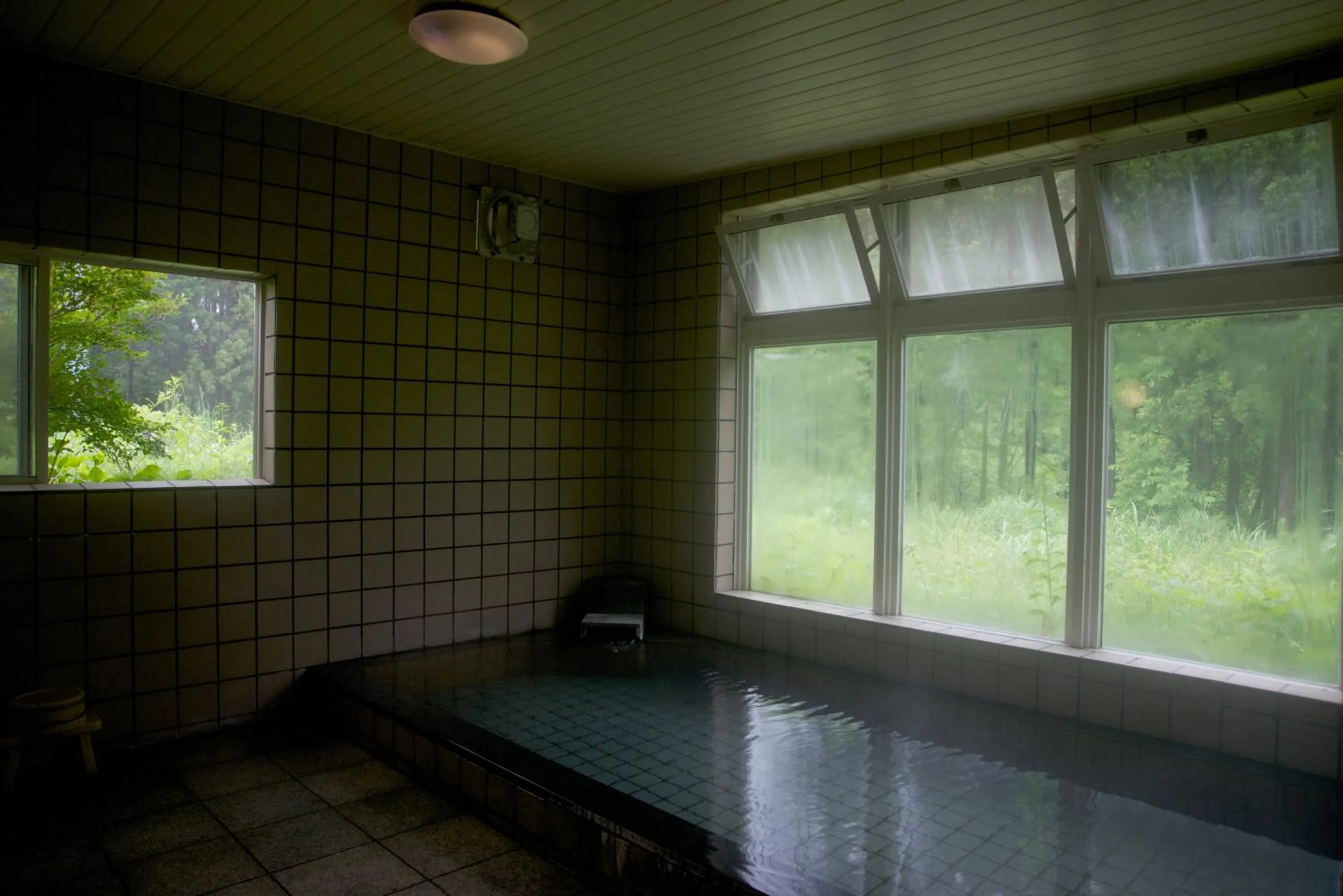 Swimming pool in Minshuku Takizawa