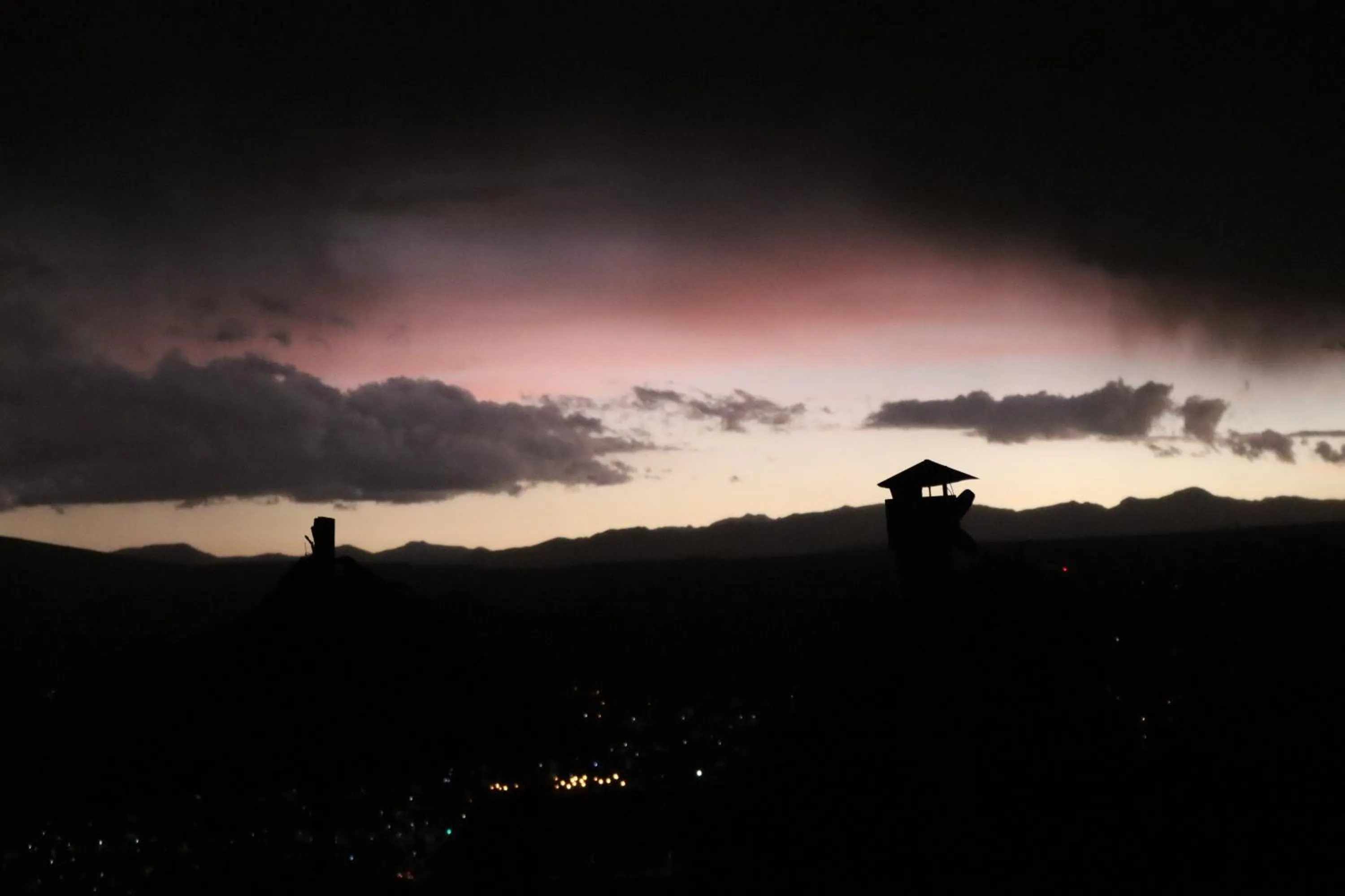 Sunset in Mirador del Titikaka