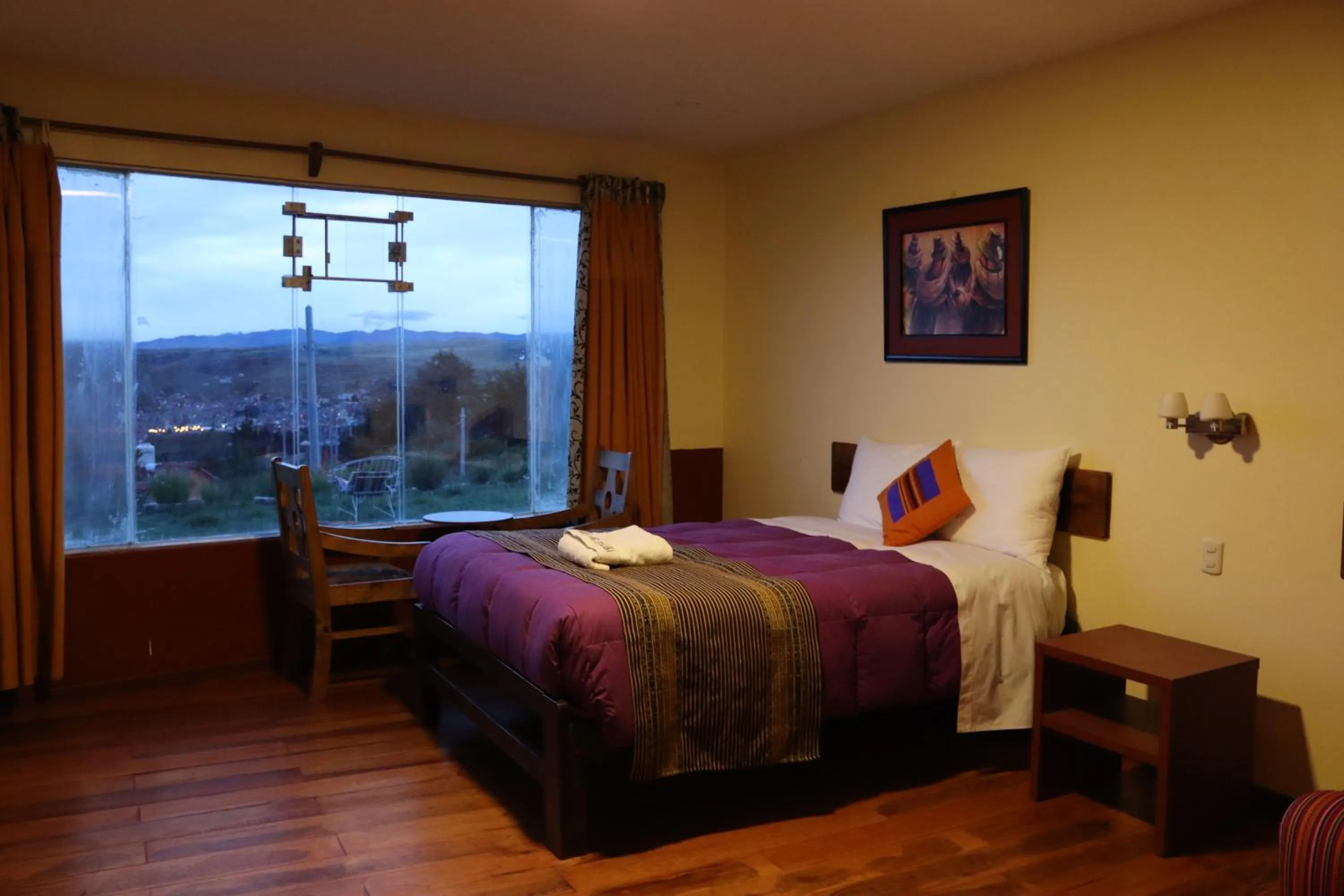 Bedroom, Bed in Mirador del Titikaka