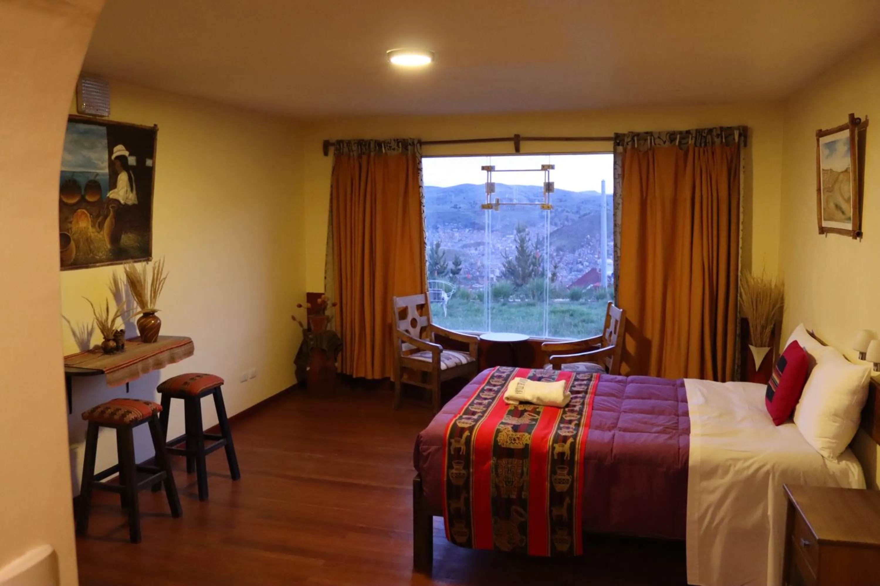 Mountain view, Bed in Mirador del Titikaka