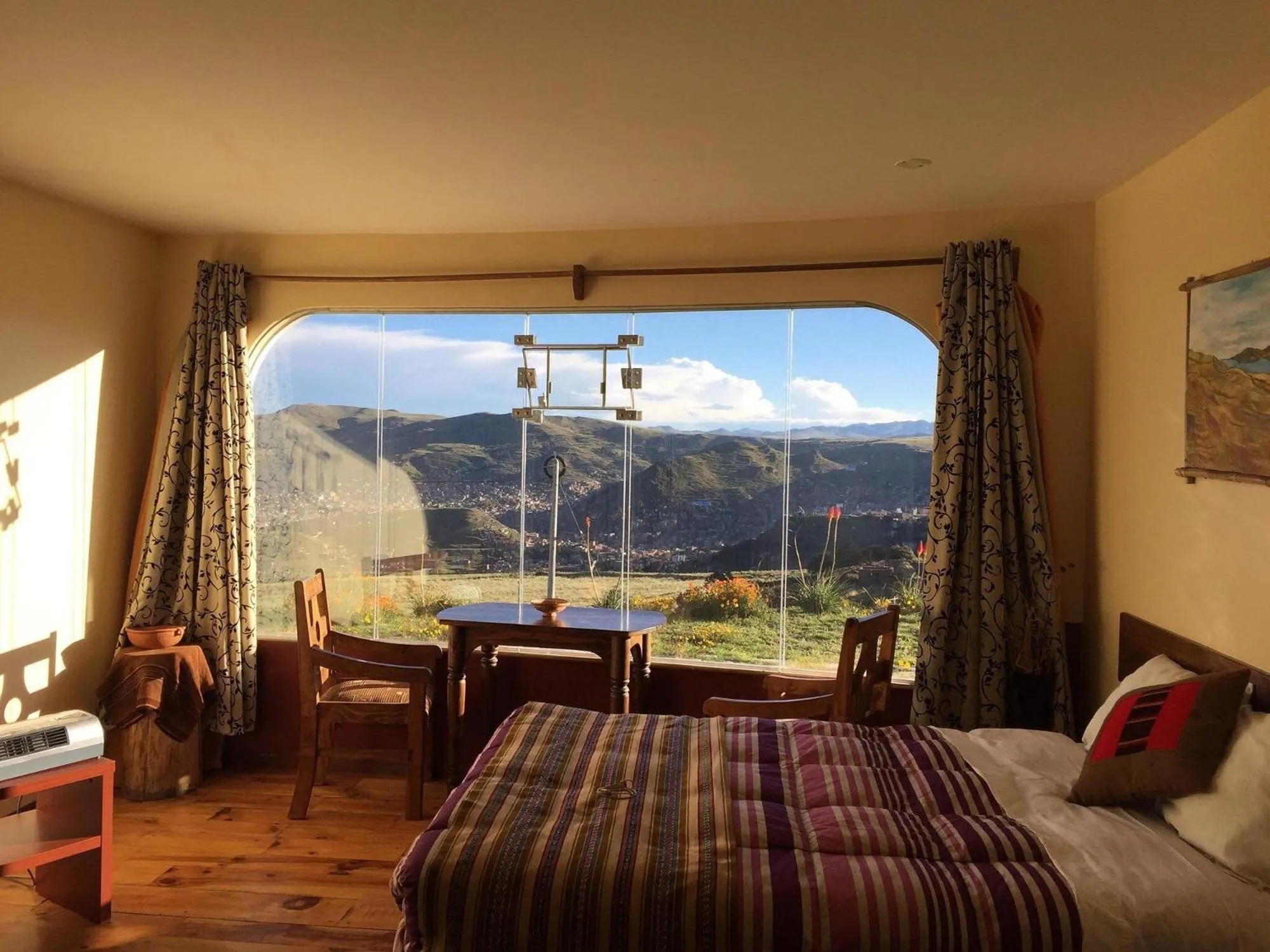 Mountain view, Bed in Mirador del Titikaka