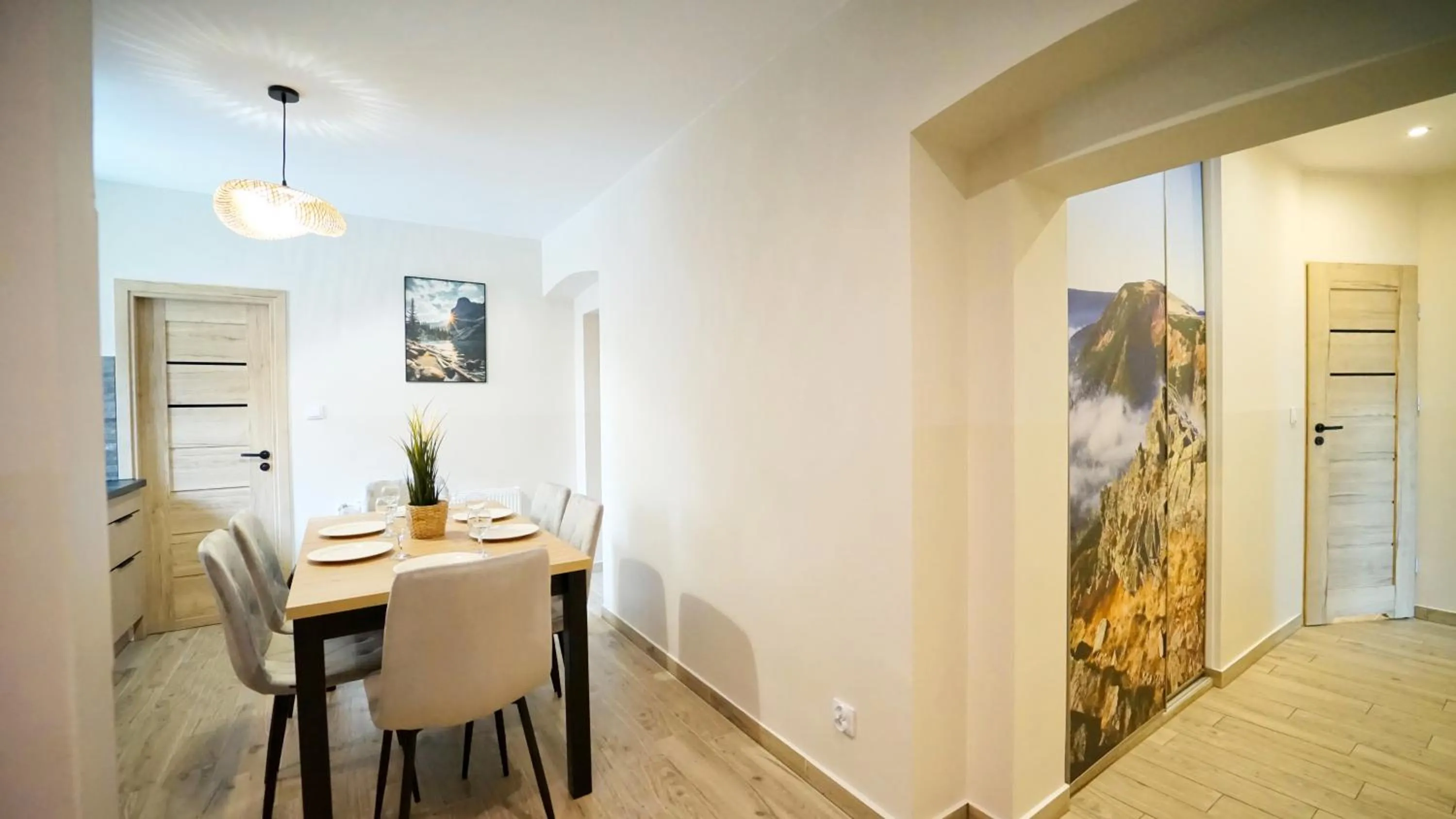 kitchen in Apartamenty EverySky - Karkonoska 30