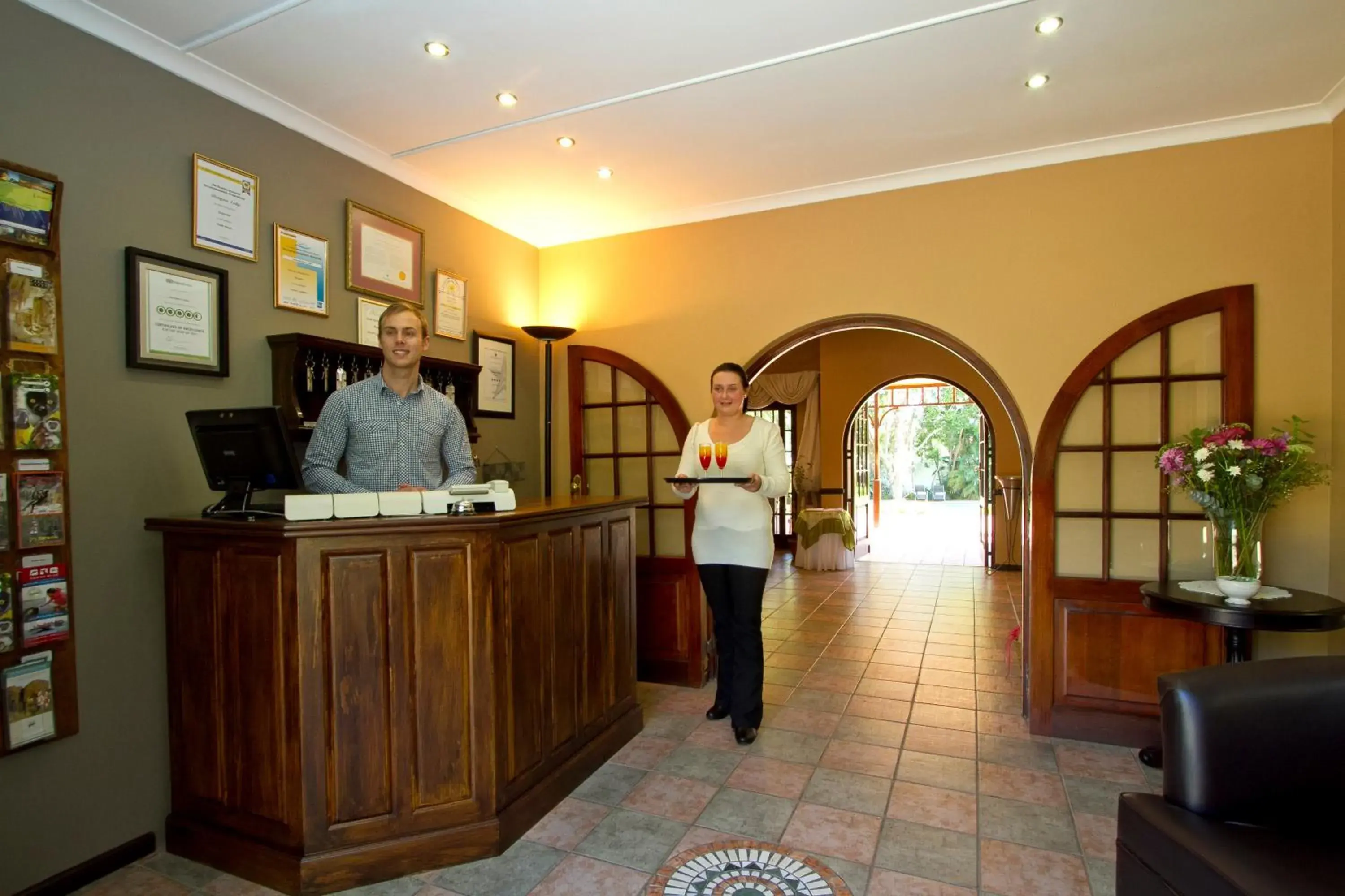 Lobby or reception in Hlangana Lodge Lobby or reception in Hlangana Lodge