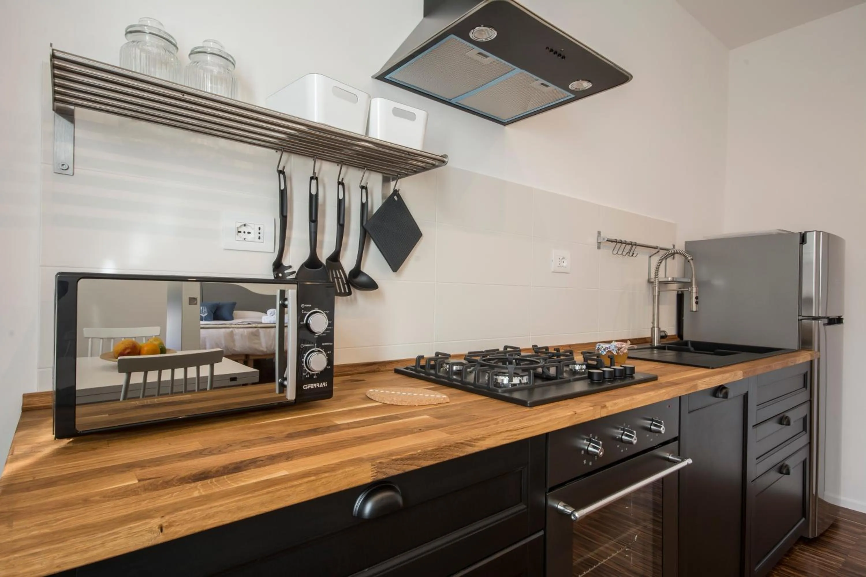 Kitchen or kitchenette in La Coroncina Lodging