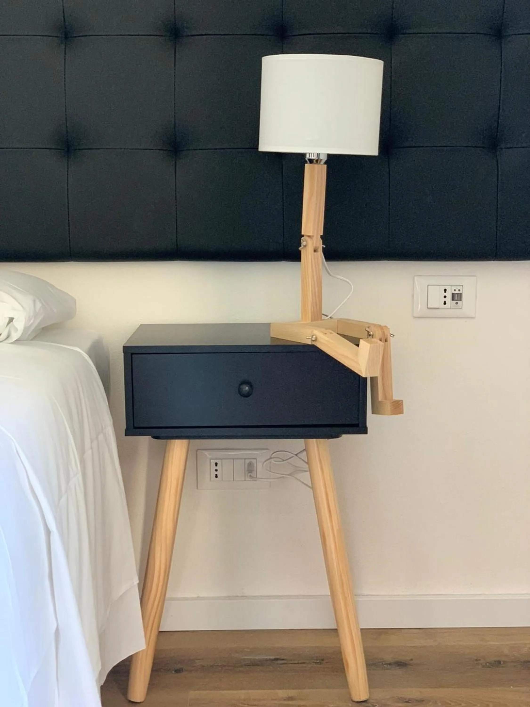 Decorative detail, Bed in La Coroncina Lodging