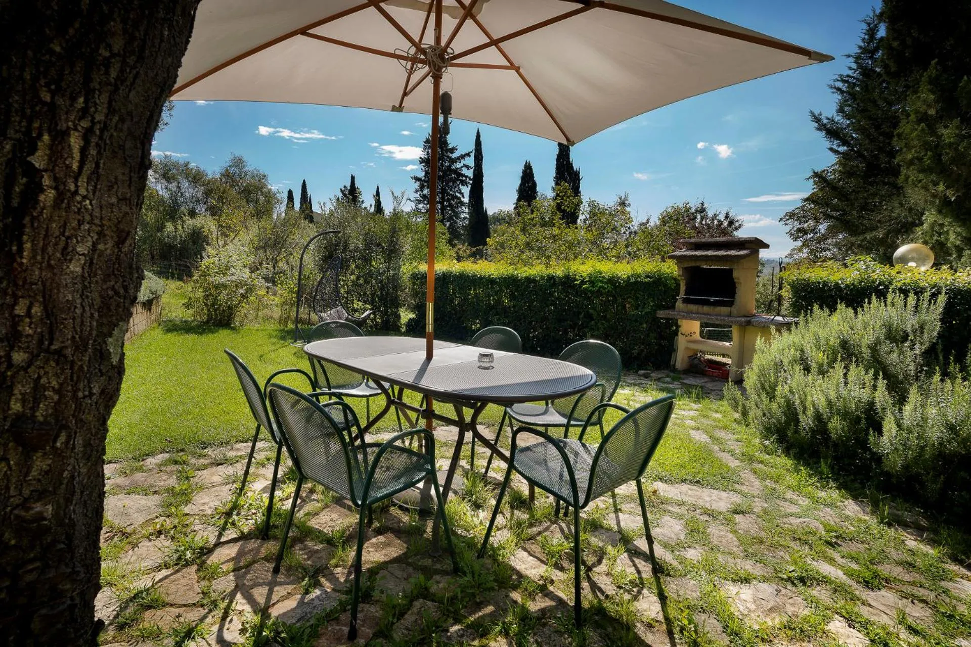 Garden in La Coroncina Lodging