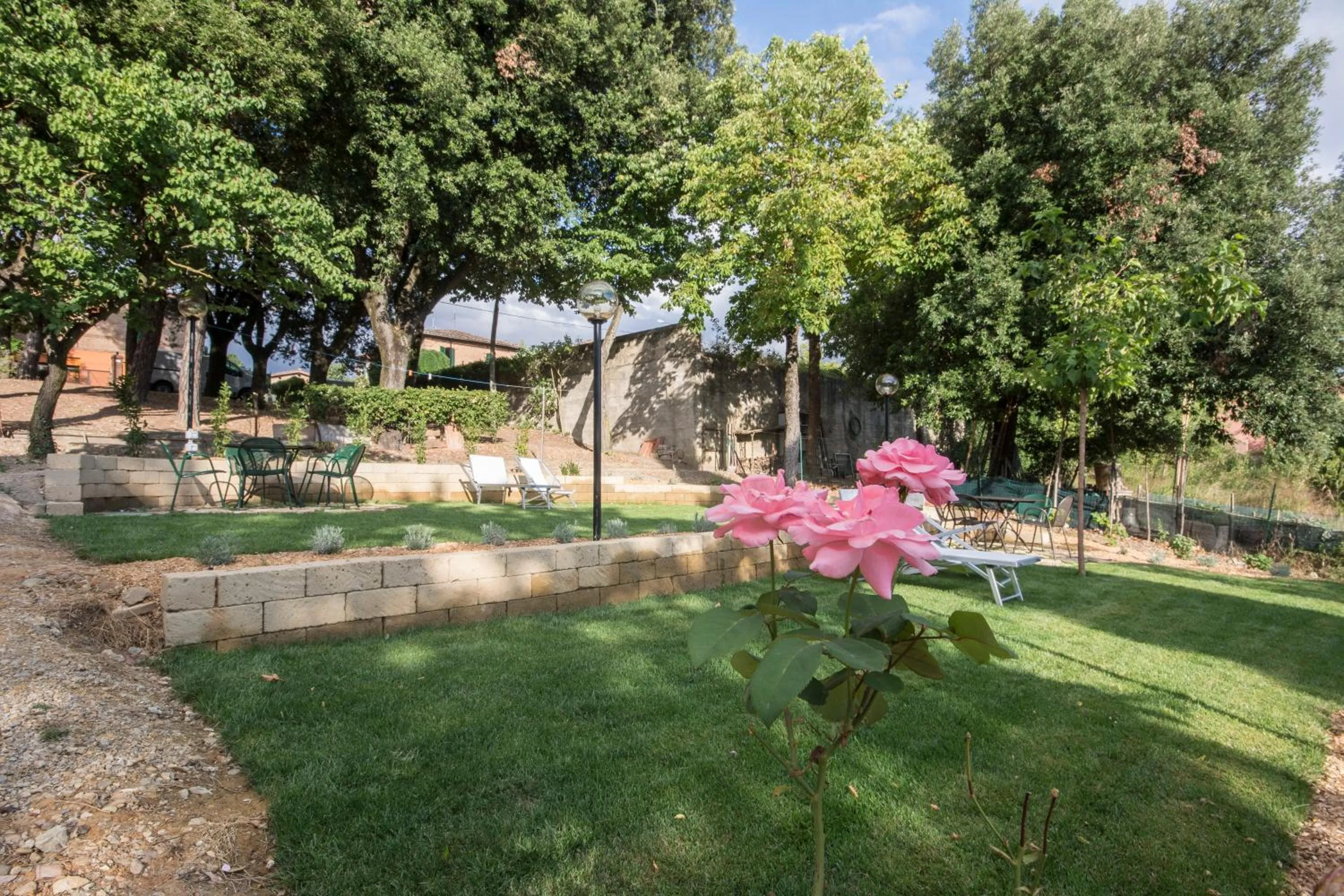 Garden in La Coroncina Lodging