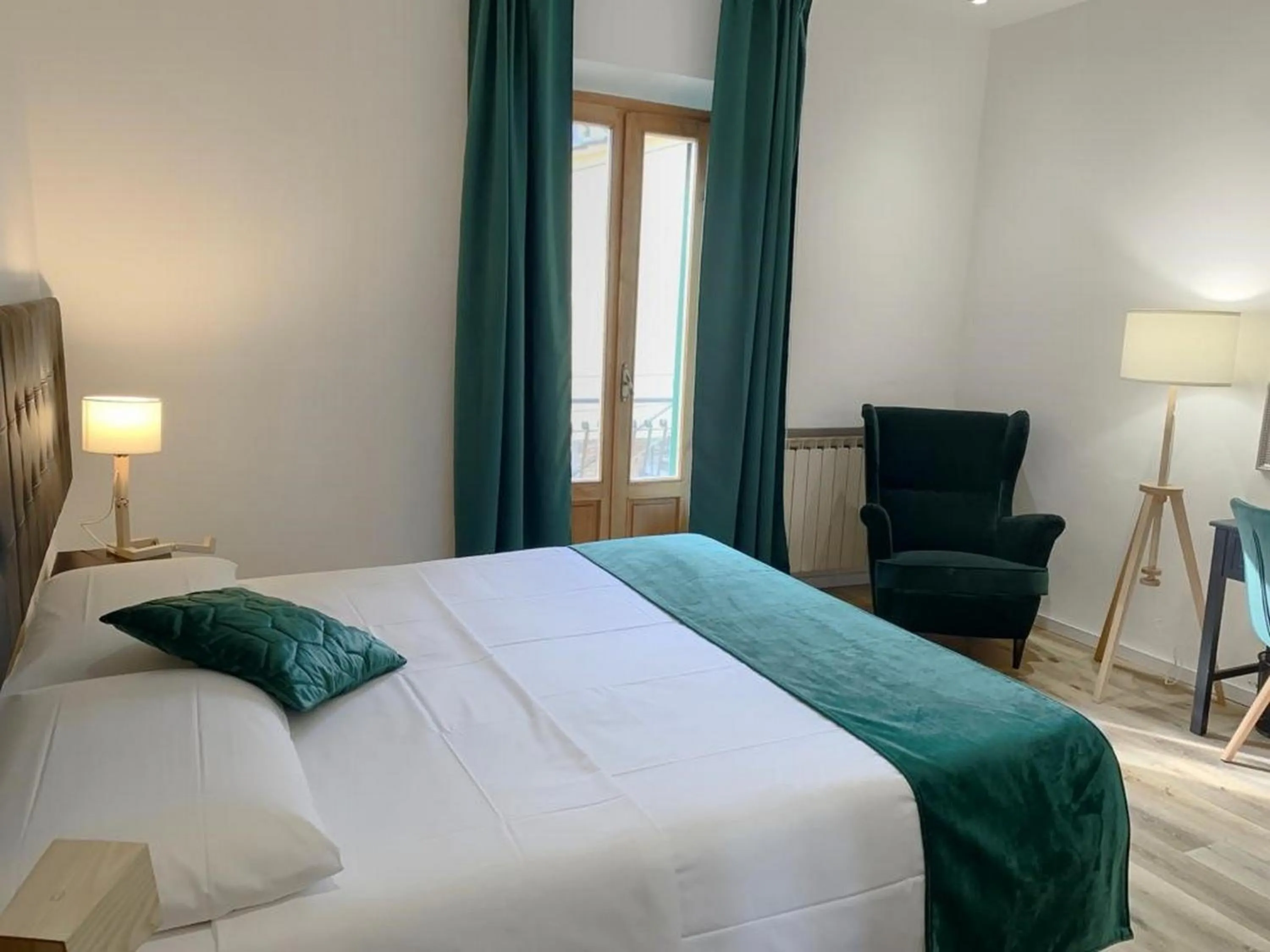 Bed in La Coroncina Lodging