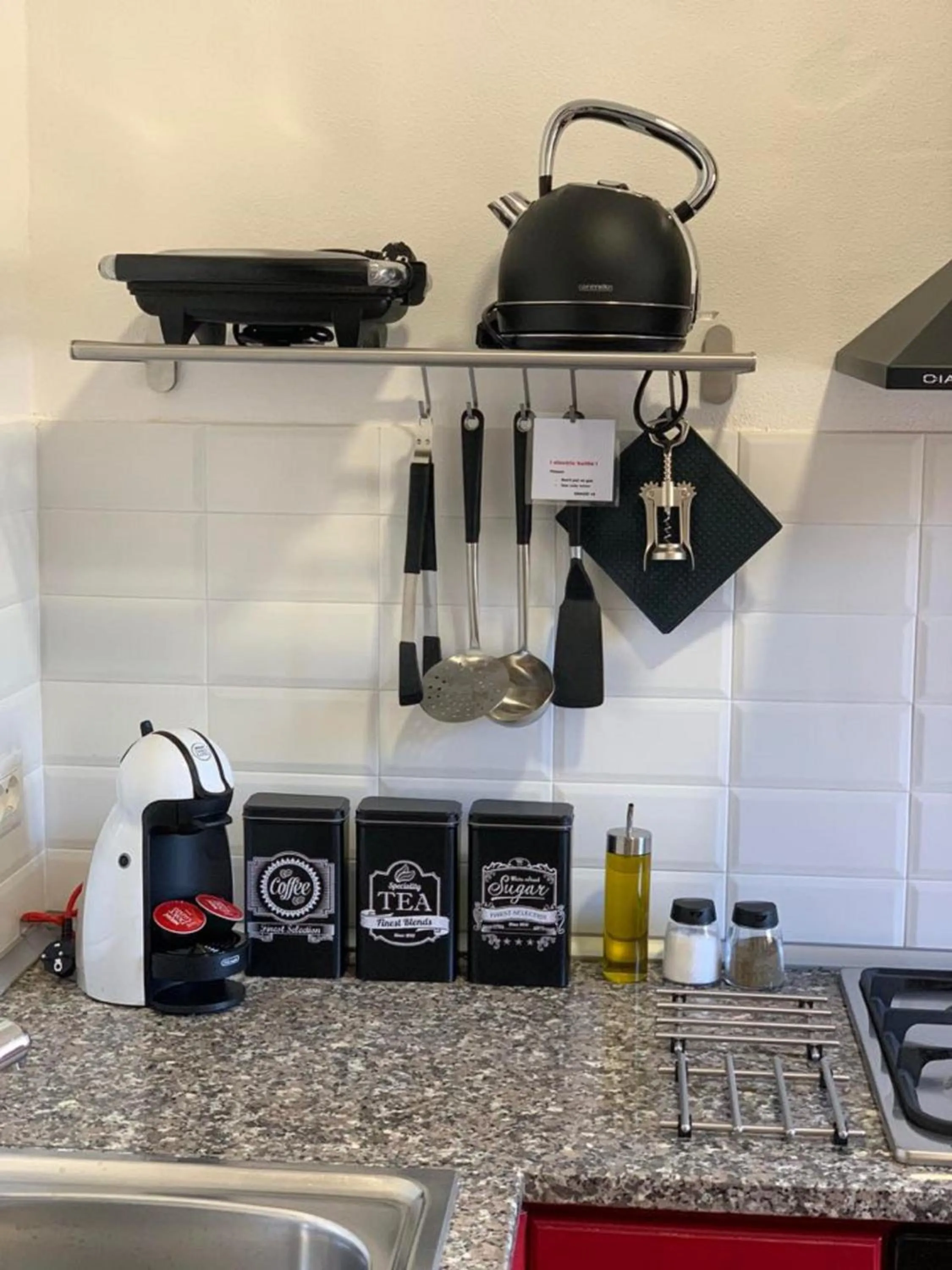 Kitchen or kitchenette in La Coroncina Lodging