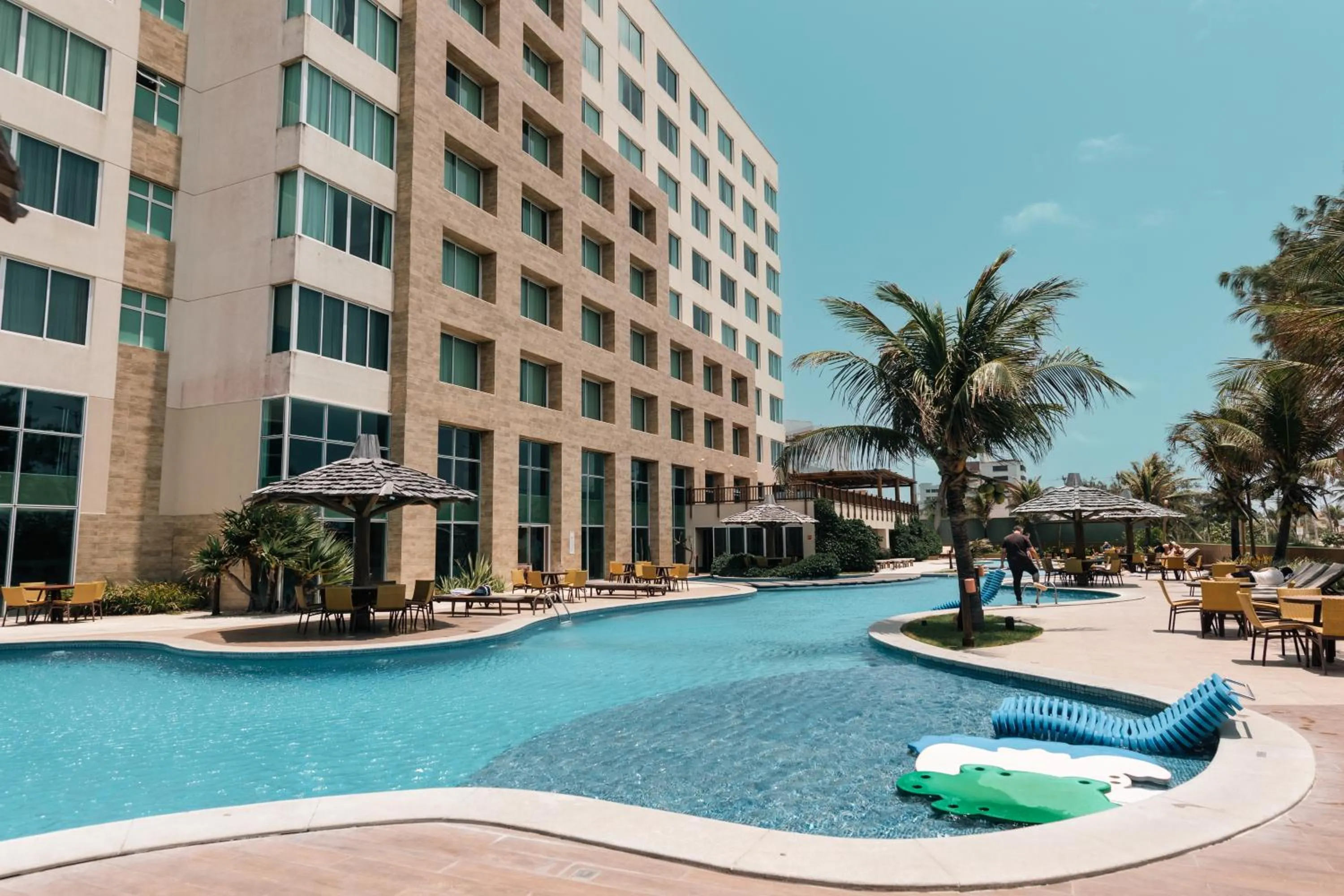 Pool view in Gran Mareiro Hotel