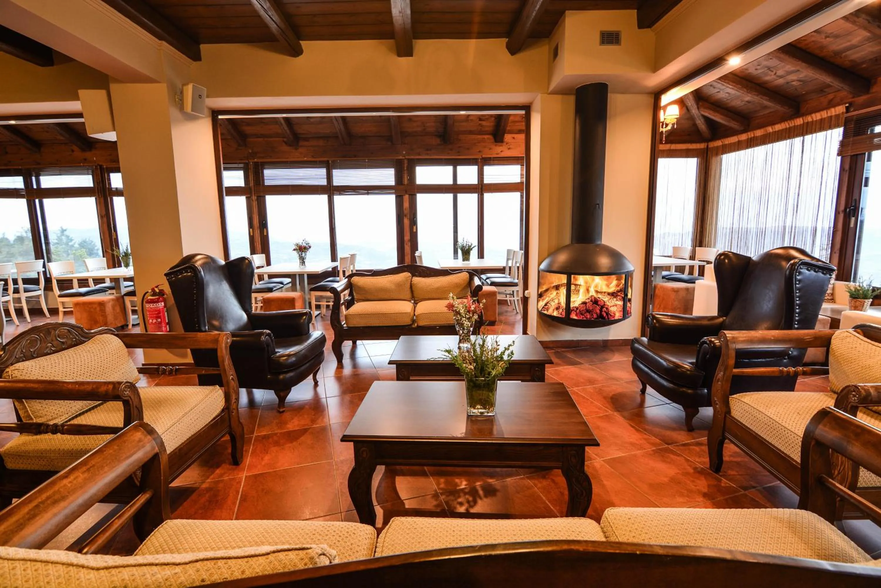 Living room in Hotel Iliovasilema